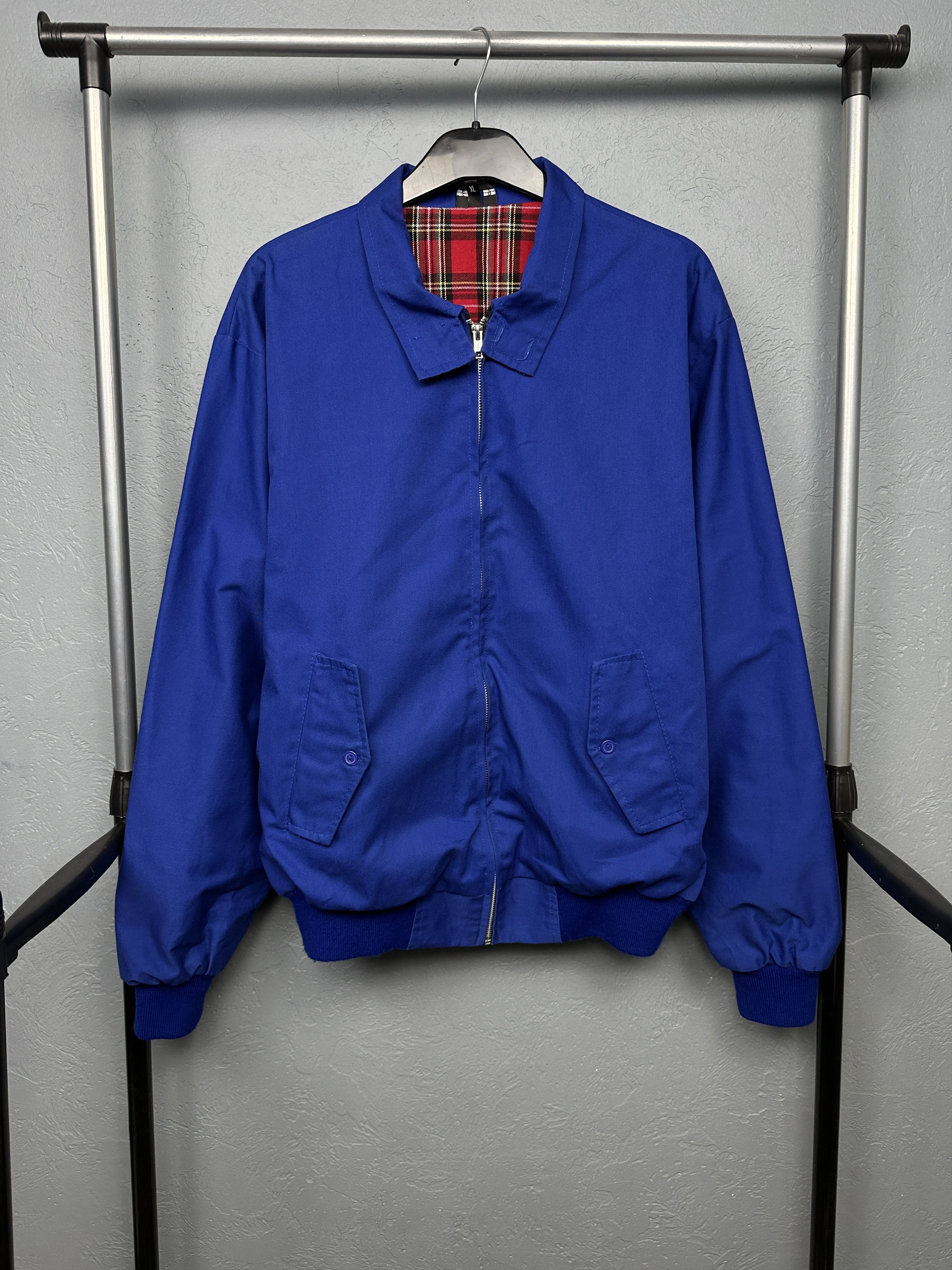 New England Outerwear Vintage England Plaid Lined Collared Bomber Jacket Size US XL / EU 56 / 4 - 1 Thumbnail