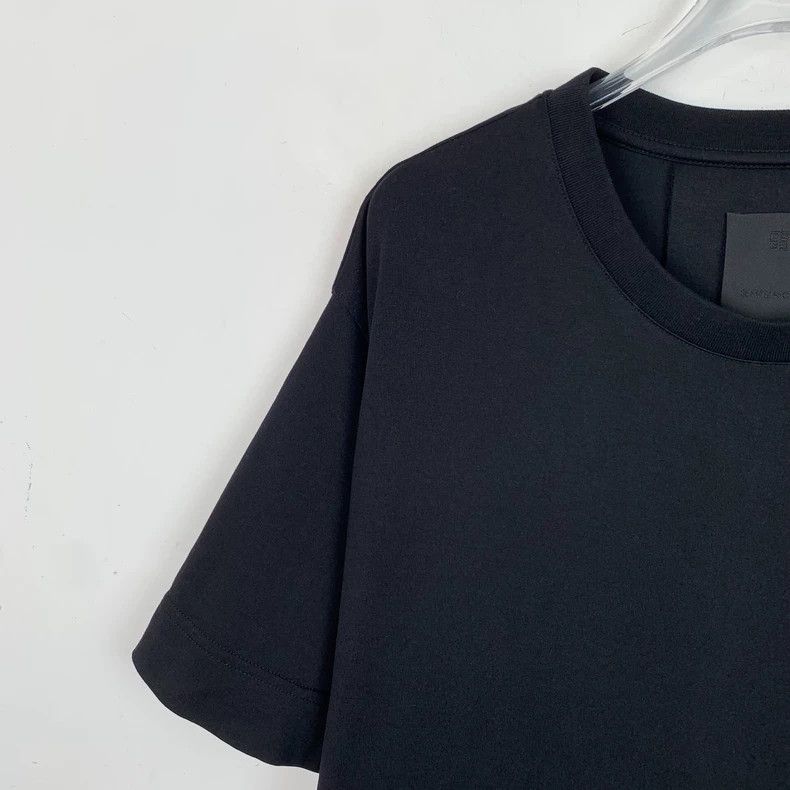 Givenchy Givenchy Black Cotton Round-Neck Short-Sleeve T-Shirt Size US M / EU 48-50 / 2 - 3 Thumbnail