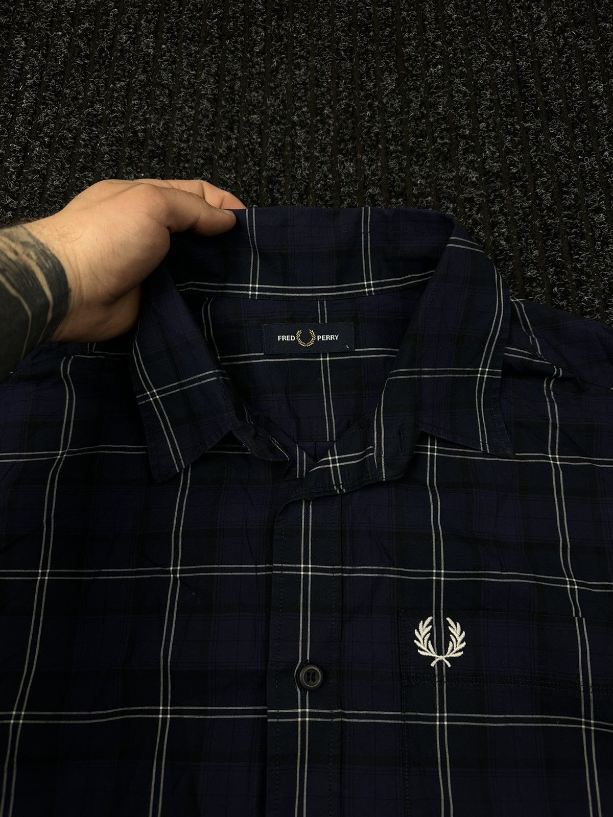 Fred Perry Fred Perry Casual Check Shirt Size US L / EU 52-54 / 3 - 3 Thumbnail