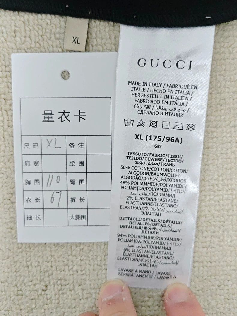 Gucci GUCCIFW22 Logo Print Zip Hem Jacket 2503-Nextarrow Size US XL / EU 56 / 4 - 5 Thumbnail