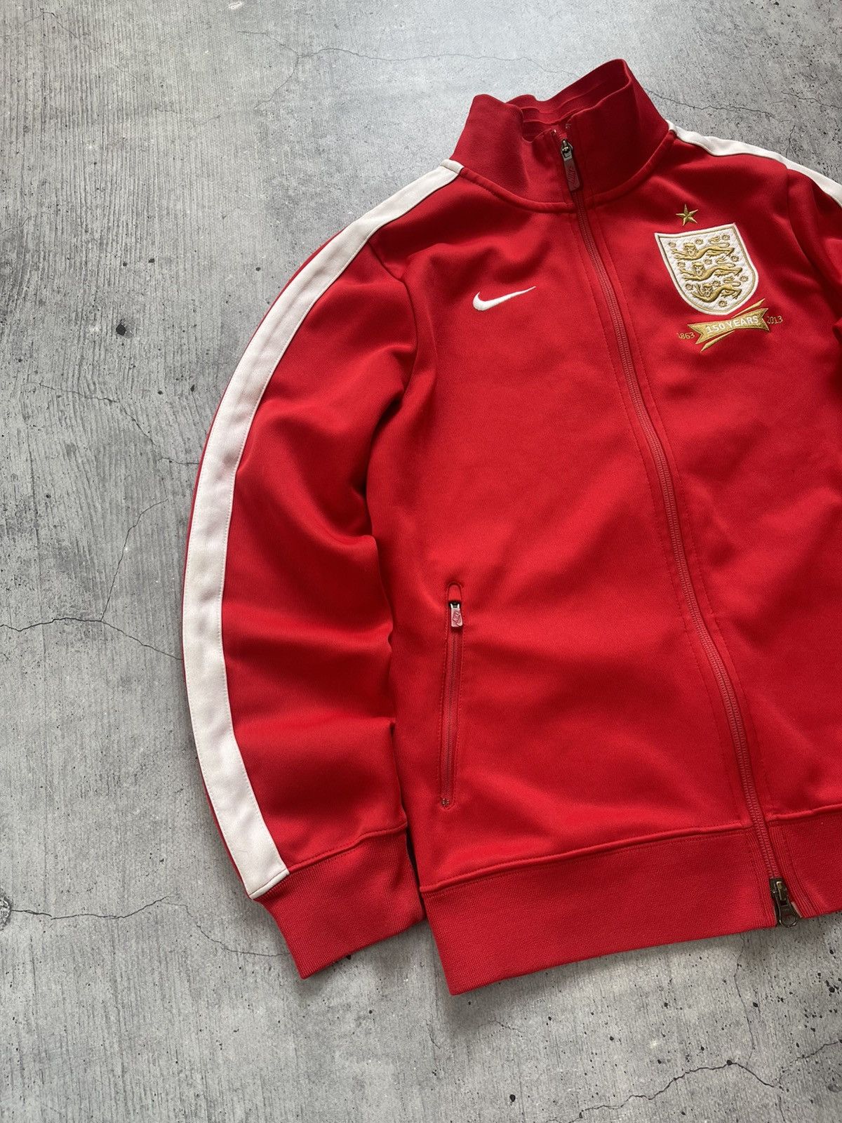 Nike Nike England Football Full Zip Tracksuit Jacket Size US M / EU 48-50 / 2 - 2 Thumbnail