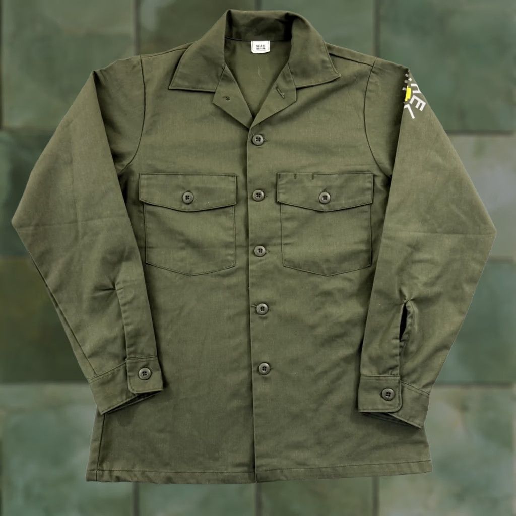 Vintage VINTAGE US Military OG-507 Utility Shirt Mens S Green Fatigue 80s Army Button-Up Size US S / EU 44-46 / 1 - 1 Thumbnail