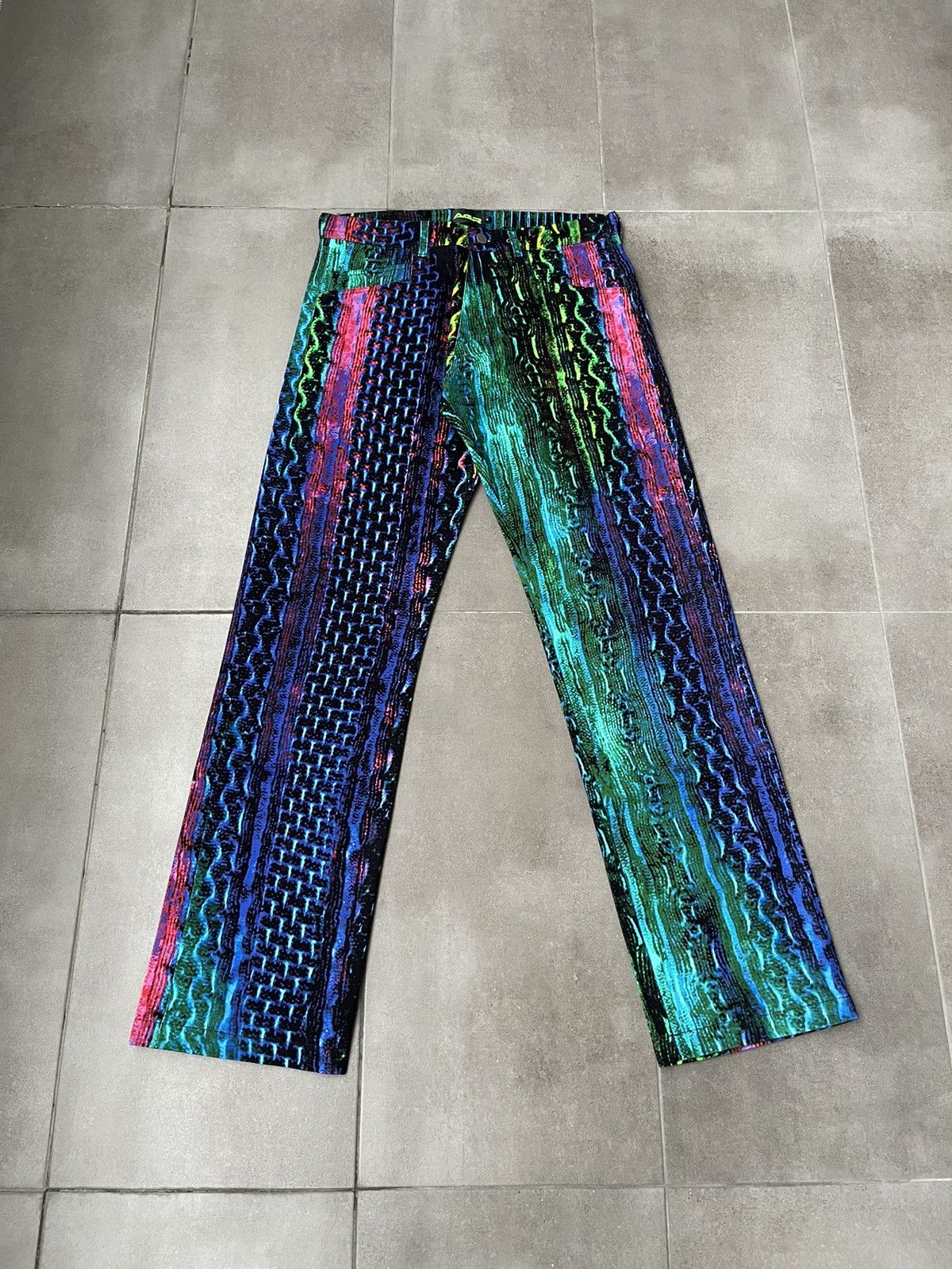 Other !DS! SS23 AGR Multi Snake Denim Pants Size US 32 / EU 48 - 6 Thumbnail