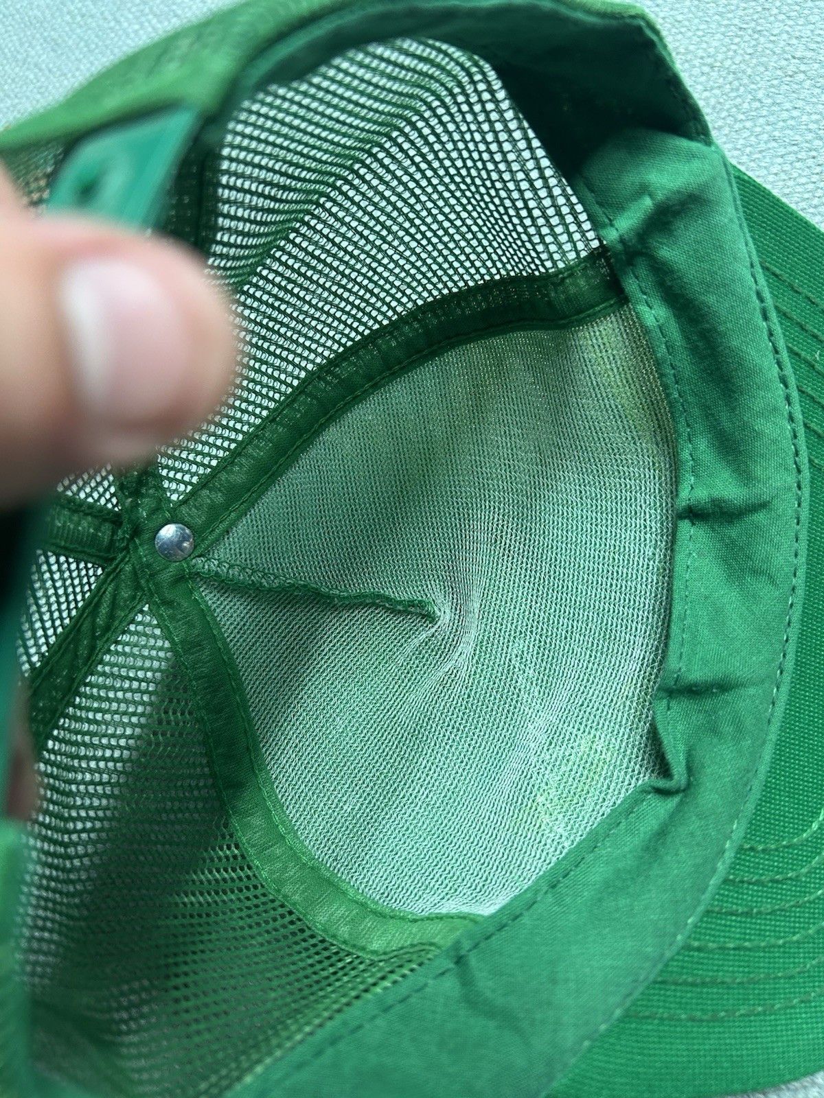 Vintage Vintage 80s trucker hat Prairie NSA forest green made USA Size ONE SIZE - 6 Thumbnail