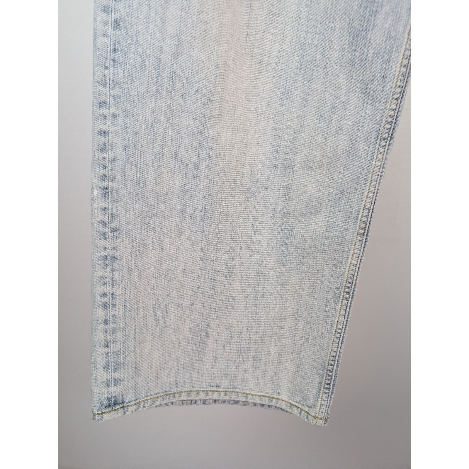 Balenciaga o1rshd1 Oversized Baggy Denim Pants in Bleached Ring Size US 32 / EU 48 - 9 Thumbnail