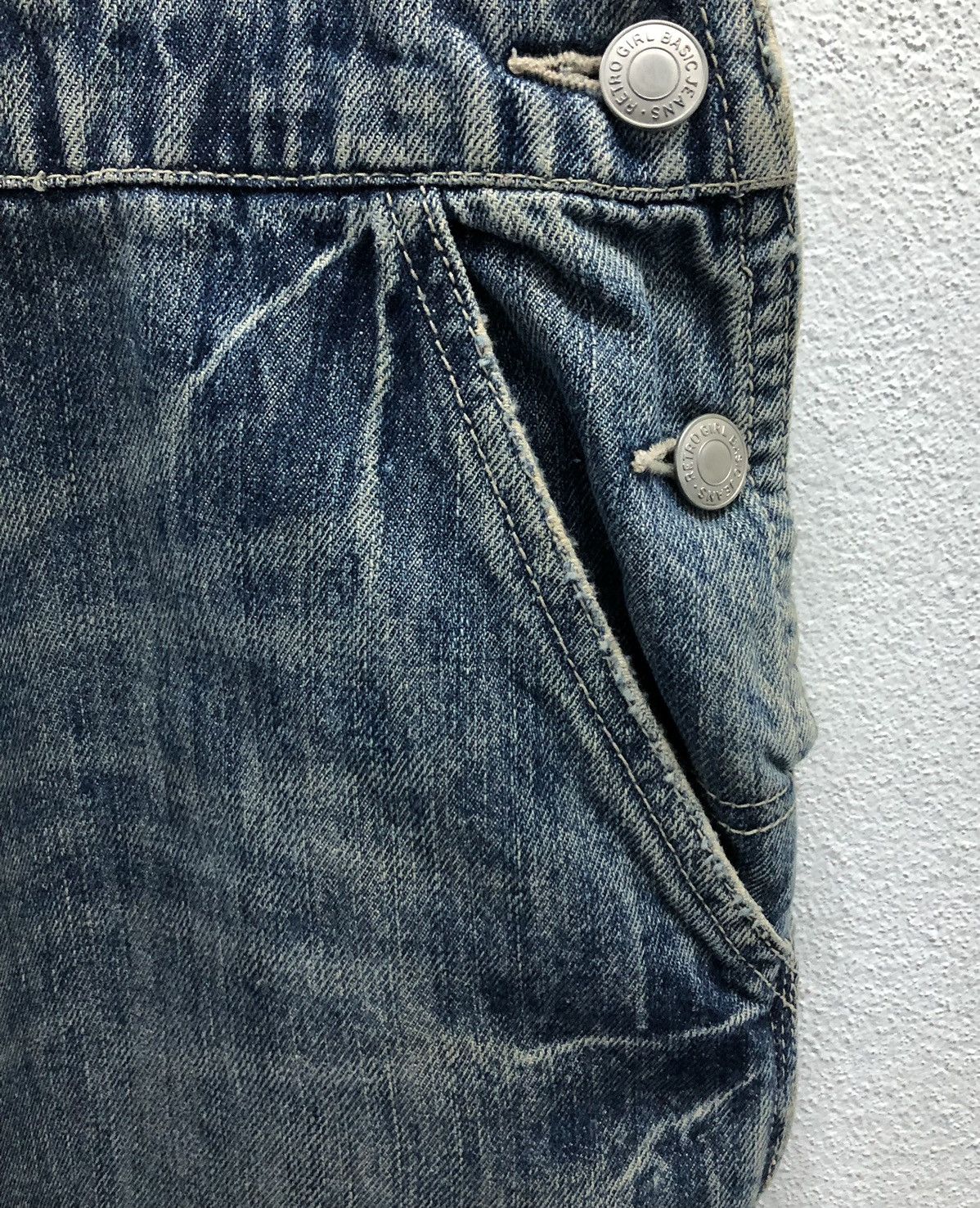 Japanese Brand Vintage Japanese Brand Retro Girl Basic Jeans Overalls Size US 33 - 8 Thumbnail