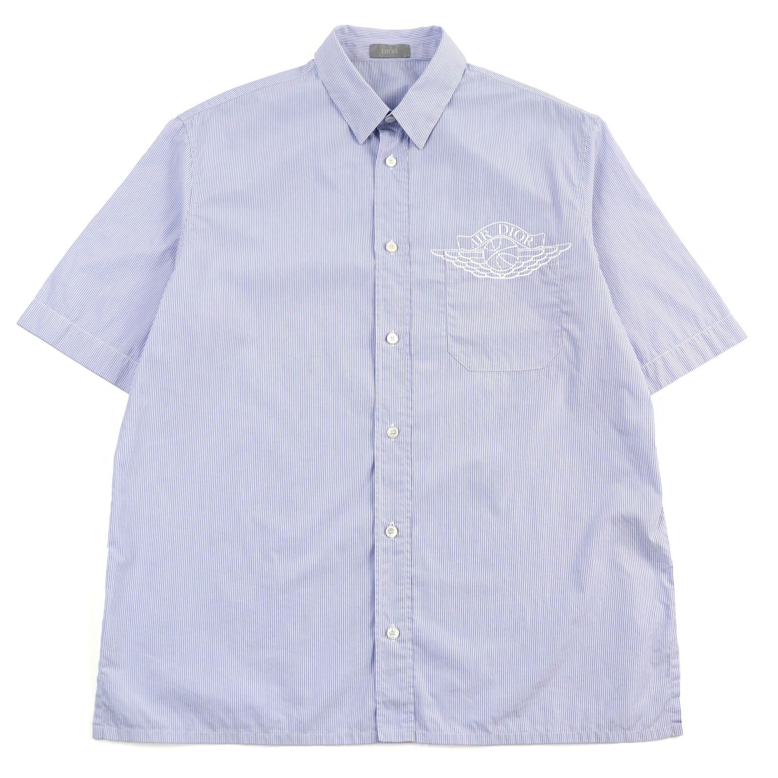 Dior Dior Dior AIR DIOR Embroidery Cotton Shirt Cotton Dress Shirt 033C502A4823 DUTY FREE for USA Size ONE SIZE - 1 Thumbnail