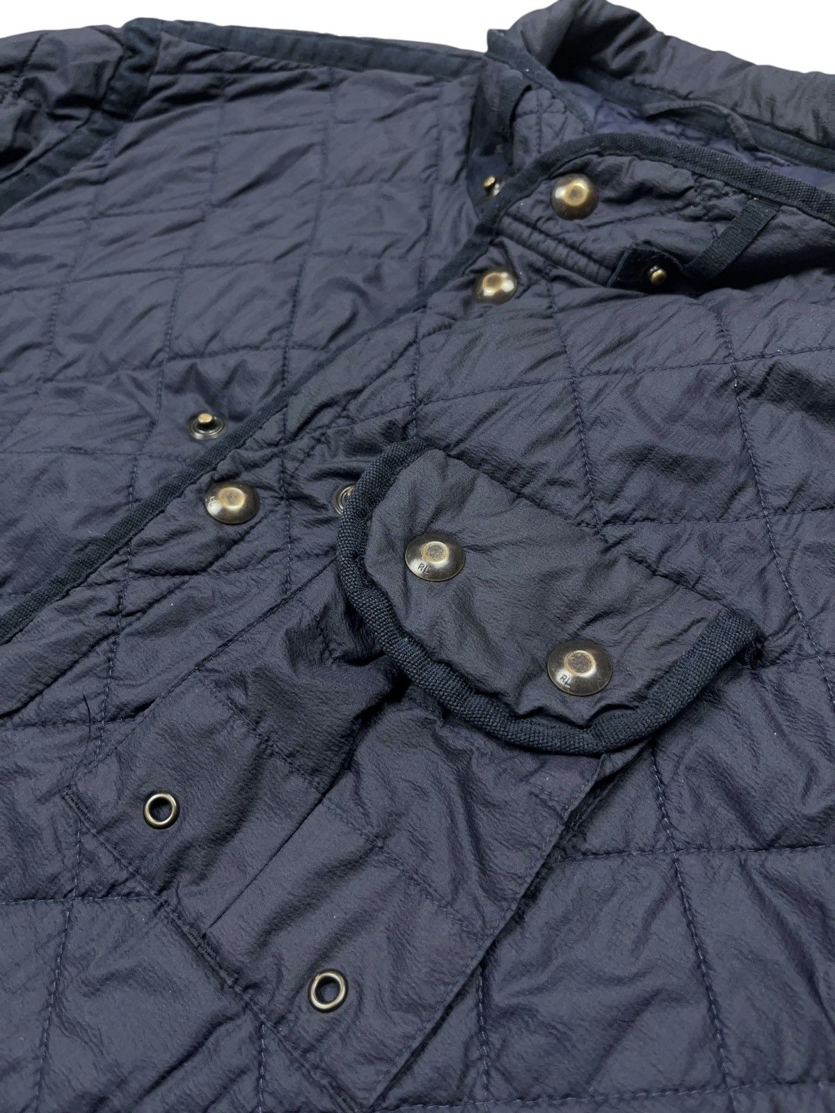 Hunter × Polo Ralph Lauren × Vintage Vintage 90s Polo Ralph Lauren Multi Pocket Quilted Jacket Size US L / EU 52-54 / 3 - 5 Thumbnail