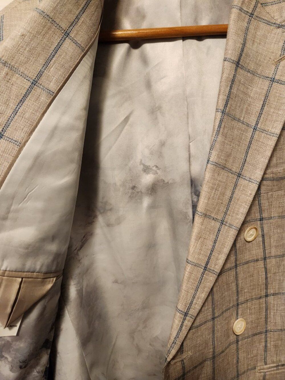 Tallia Tallia men's new 100%linen sport coat blazer jacket 40R Size 40R - 5 Thumbnail