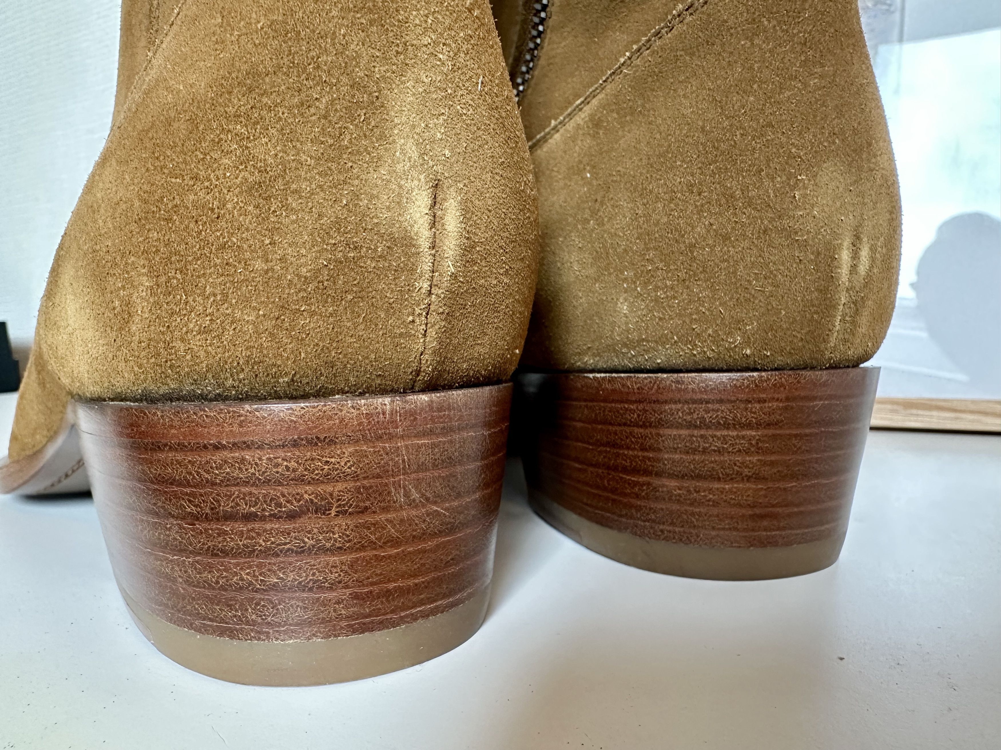 Hedi Slimane × Saint Laurent Paris AW13 OCHRE COWBOY WYATT ROCK BOOTS Size US 9 / EU 42 - 4 Thumbnail