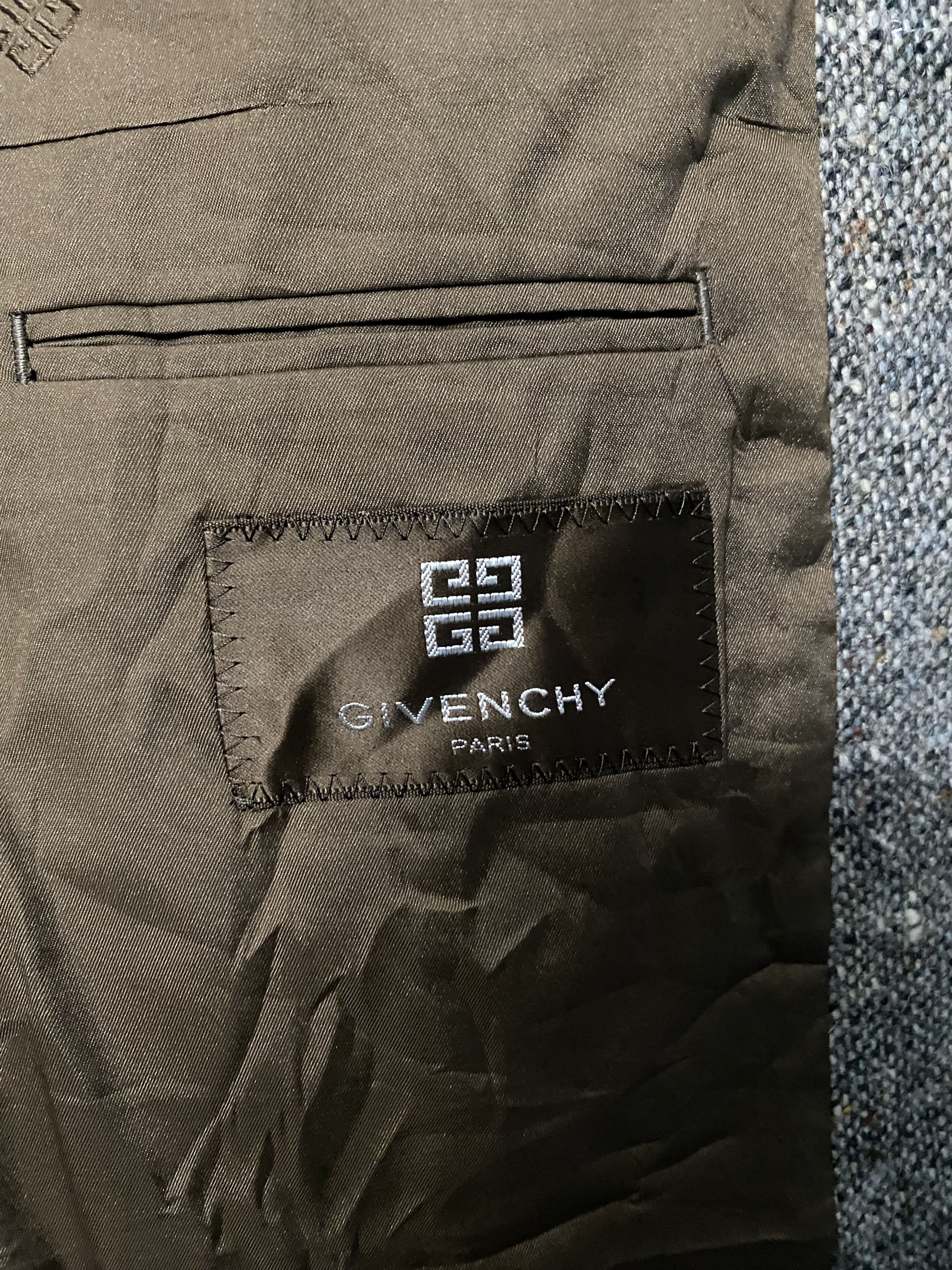 Givenchy Givenchy Tweed Wool Blazer Speckled Two-Button Coat Jacket Size US M / EU 48-50 / 2 - 9 Thumbnail