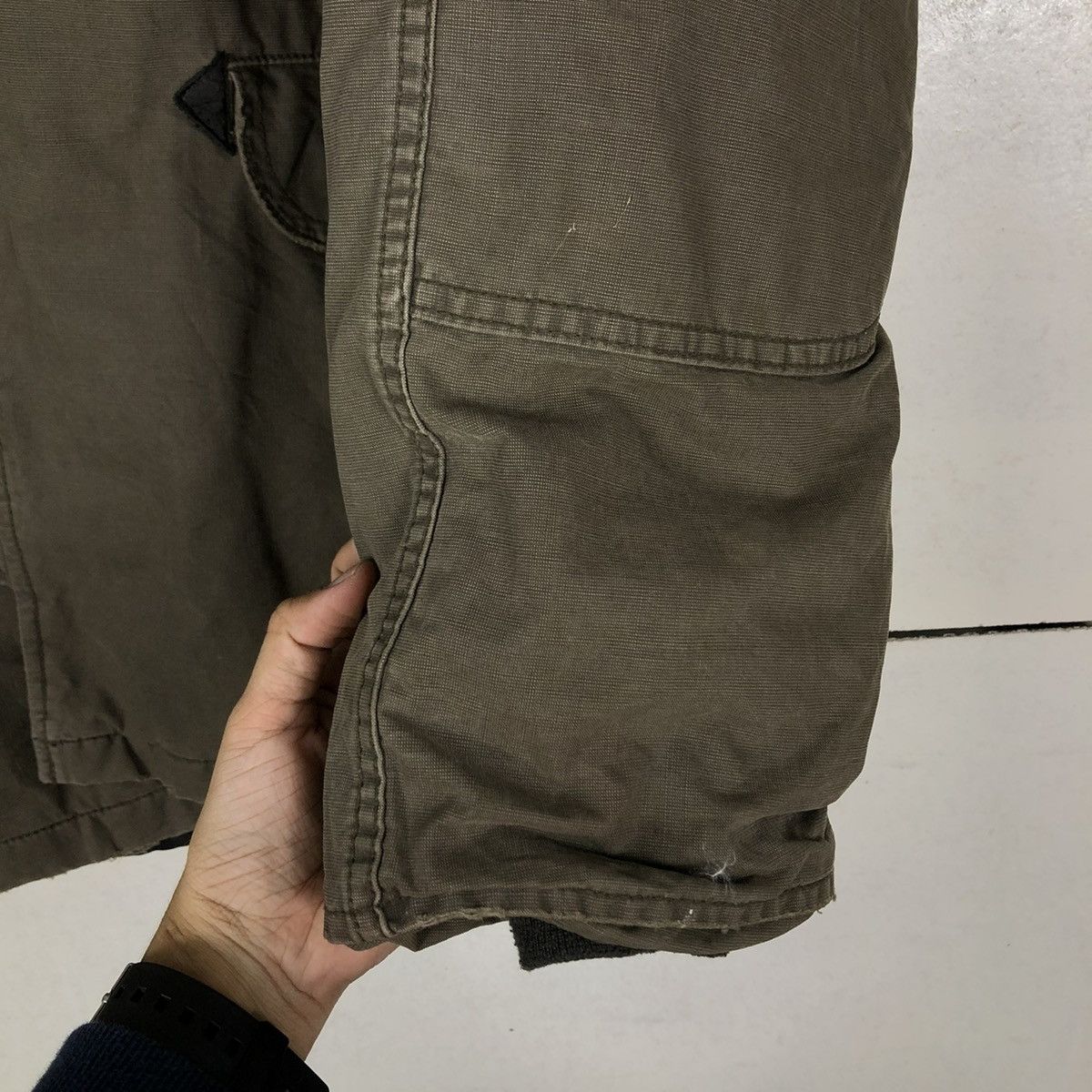 Alpha Industries 🔥VINTAGE CHORE JACKET CARGO ALPHA INDUSTRIES USA MILITARY Size US L / EU 52-54 / 3 - 15 Thumbnail