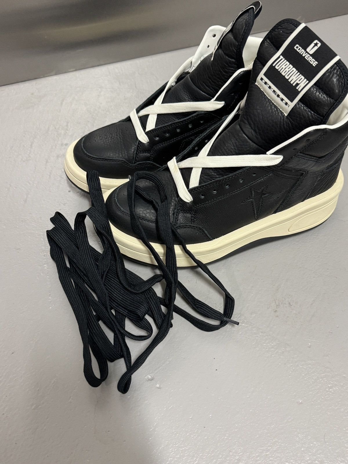 Rick Owens Drkshdw Converse Turbowpn Sneakers Size US 7 / EU 40 - 3 Thumbnail