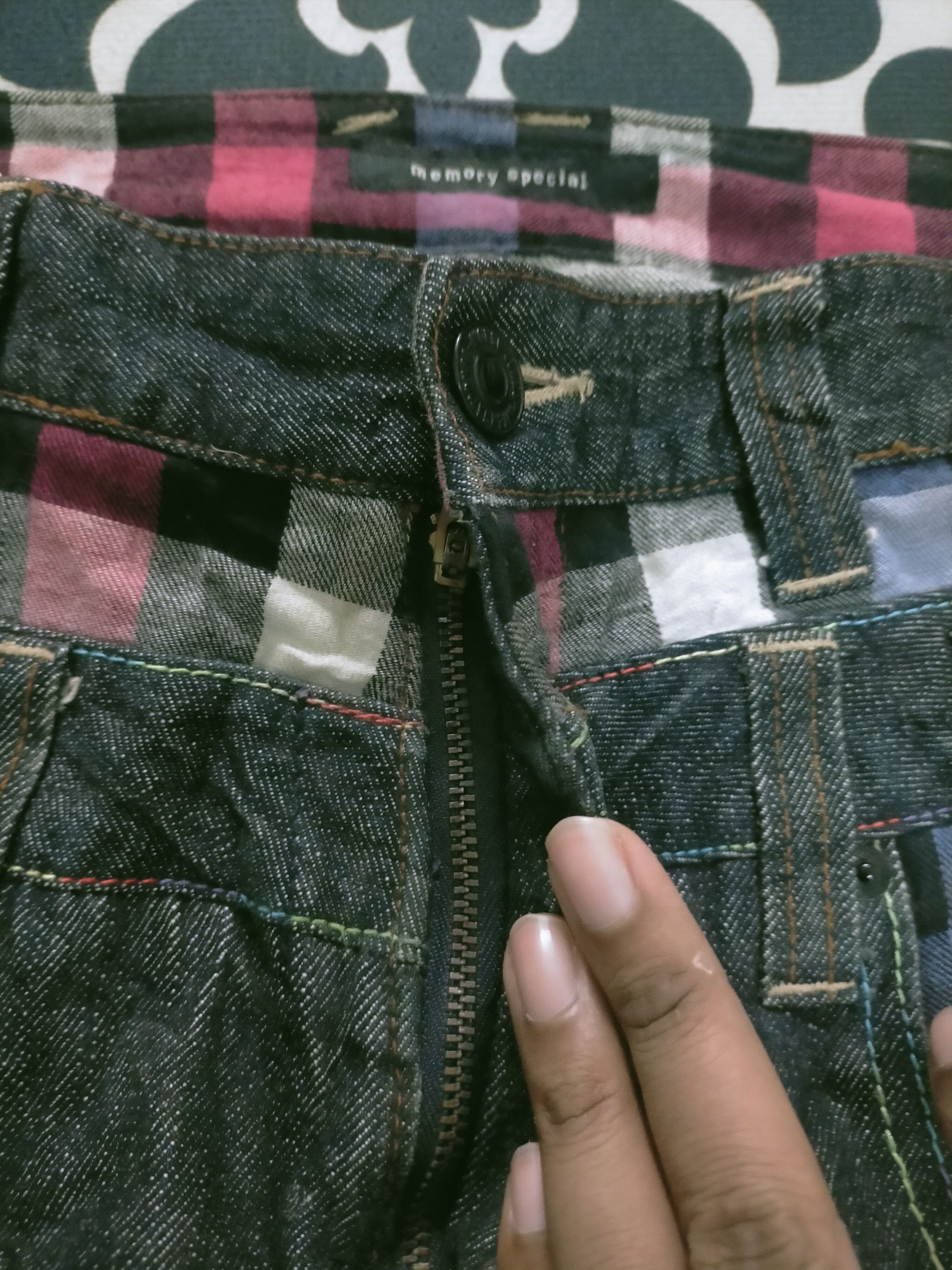 If Six Was Nine × Japanese Brand × PPFM 🔥 Vintage Double Waist Memory Special Jeans Size US 31 - 5 Thumbnail