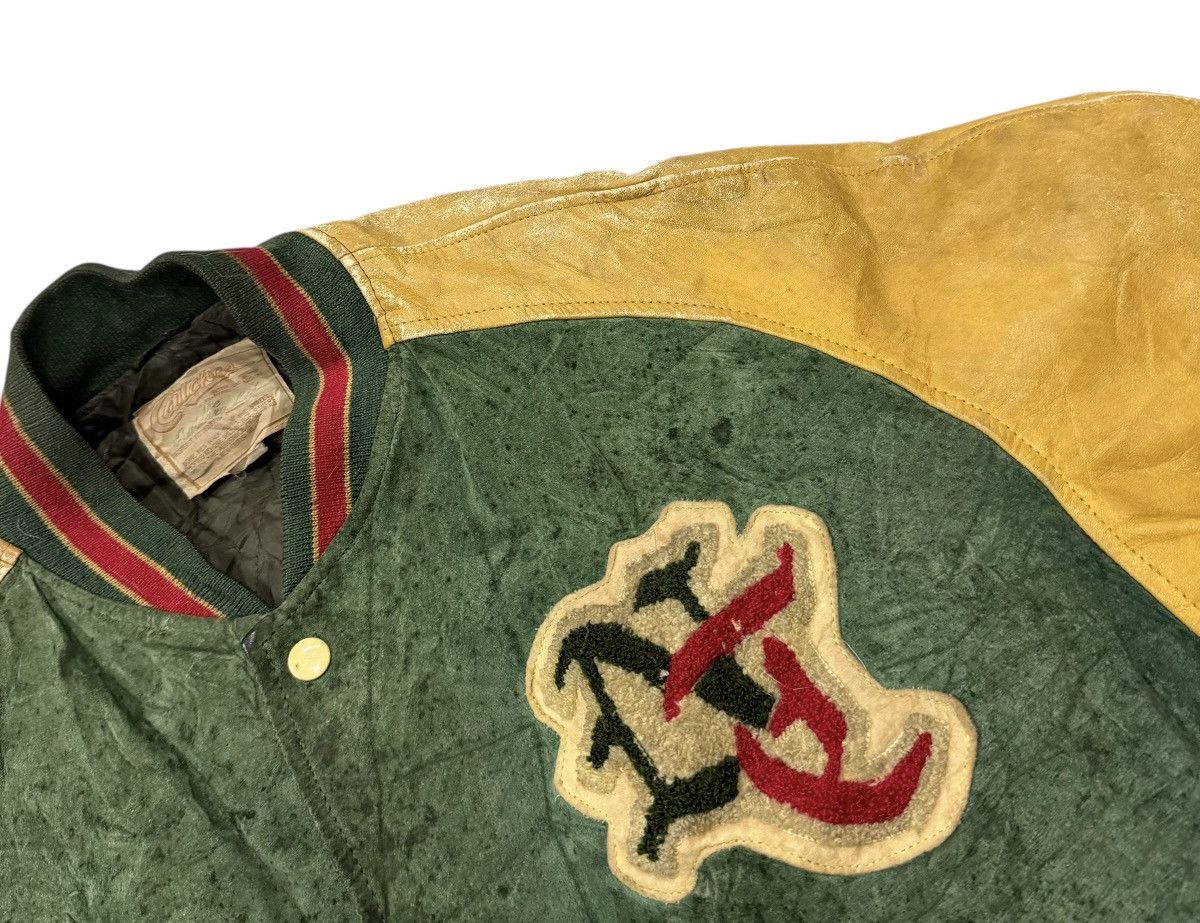 Leather Vintage Ice Fire 1953 Pig Skin Leather Varsity Jacket Size US M / EU 48-50 / 2 - 9 Thumbnail