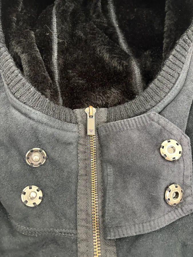 Emporio Armani FW2008 Emporio Armani Navy Shearling Jacket Size US S / EU 44-46 / 1 - 9 Thumbnail
