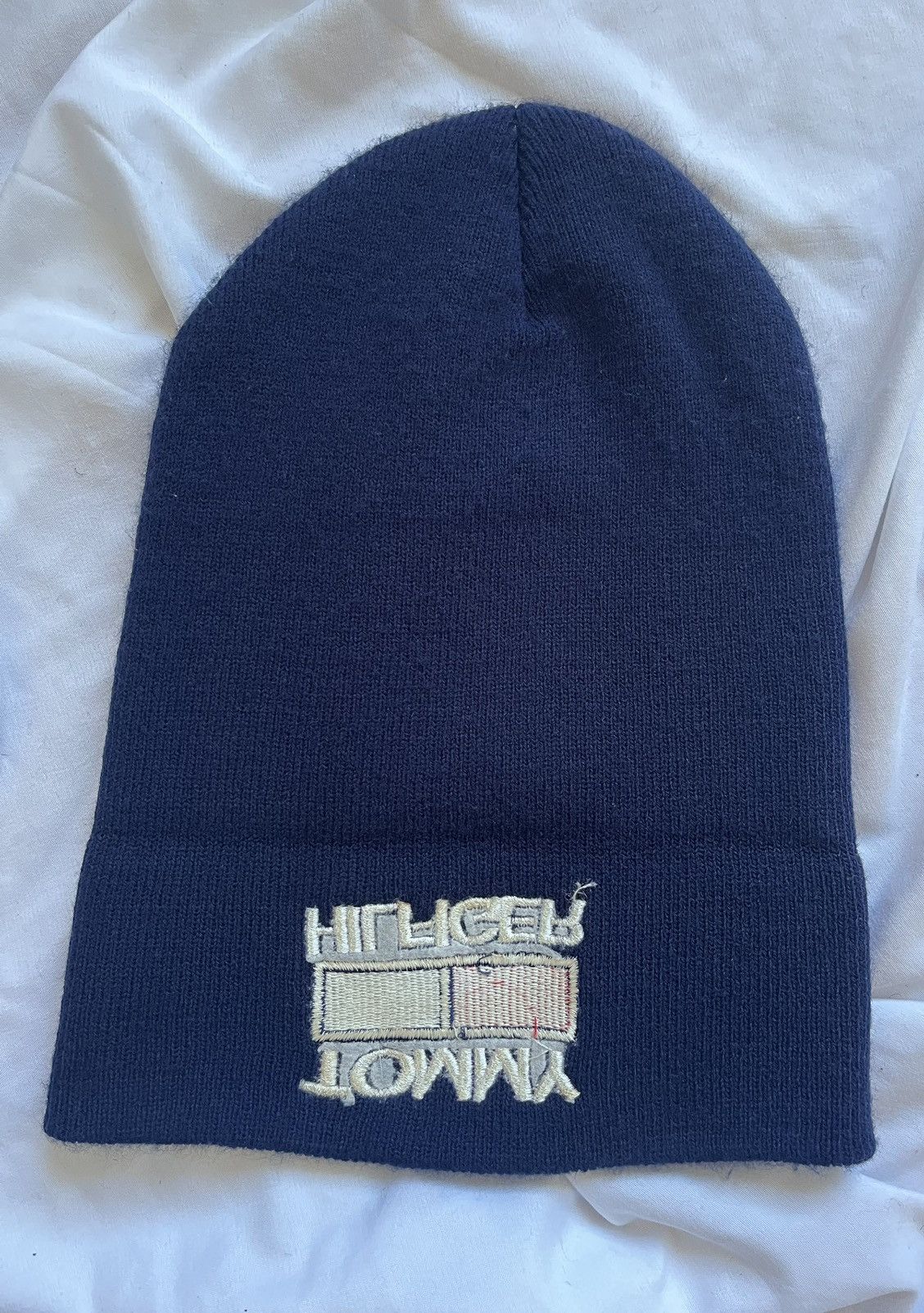 Tommy Hilfiger × Vintage VINTAGE 90’S TOMMY HILFIGER HIP-HOP BEANIE HAT Size ONE SIZE - 4 Thumbnail