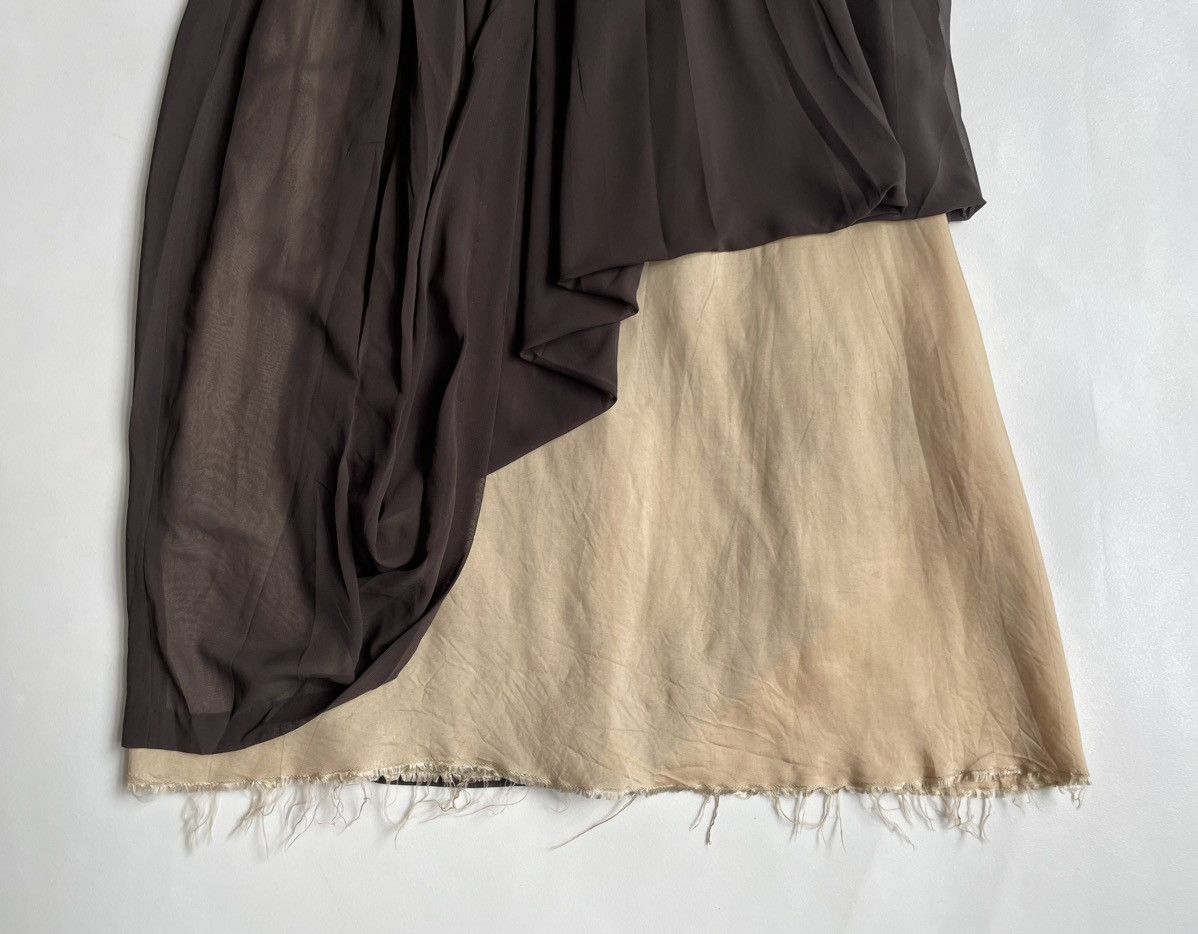 Maison Margiela S/S 03 Raw Edge Lifted Up Skirt Dress Size M / US 6-8 / IT 42-44 - 12 Thumbnail
