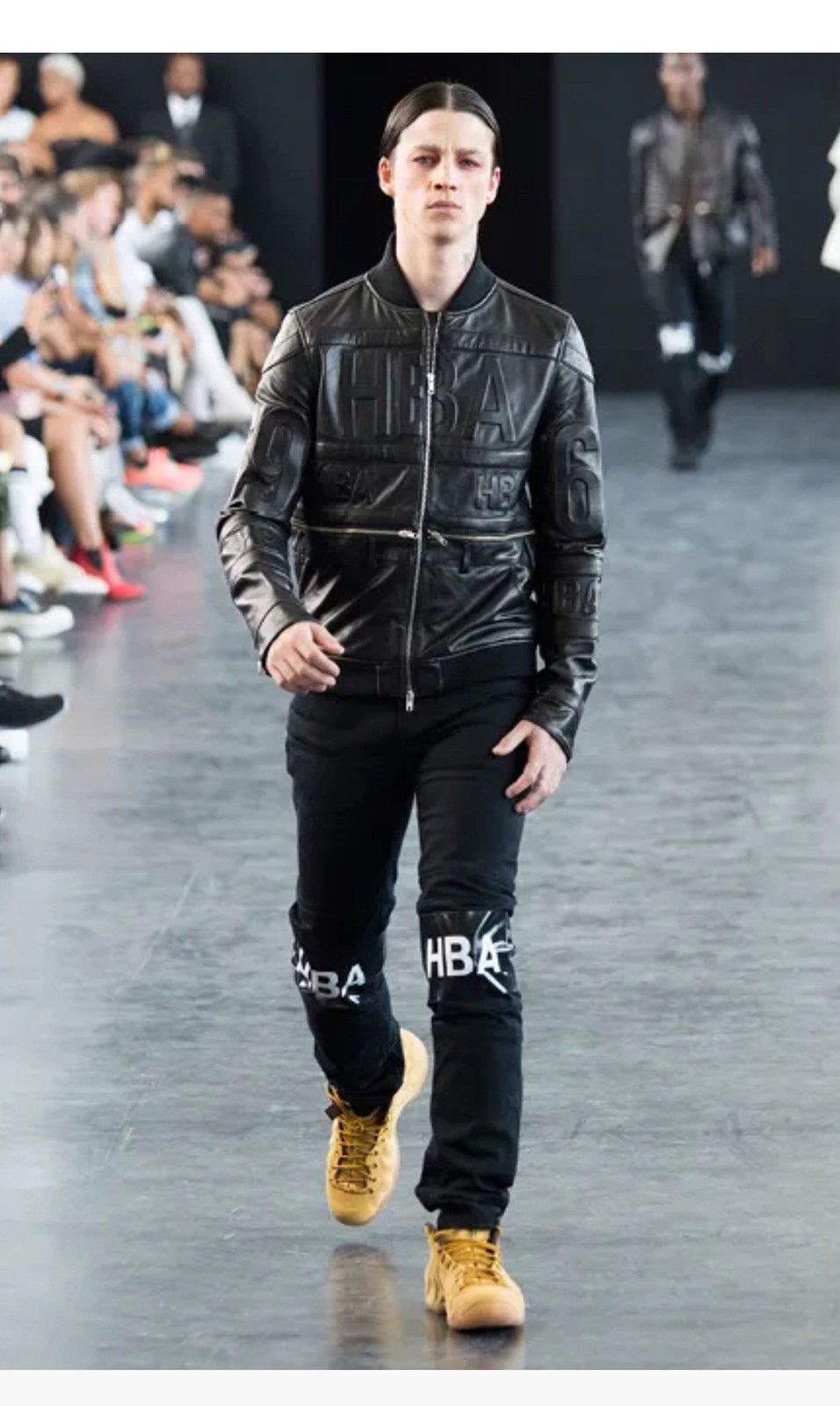 Hood By Air Hood by Air S/S 15 Leather Embossed Jacket Size US XS / EU 42 / 0 - 7 Thumbnail