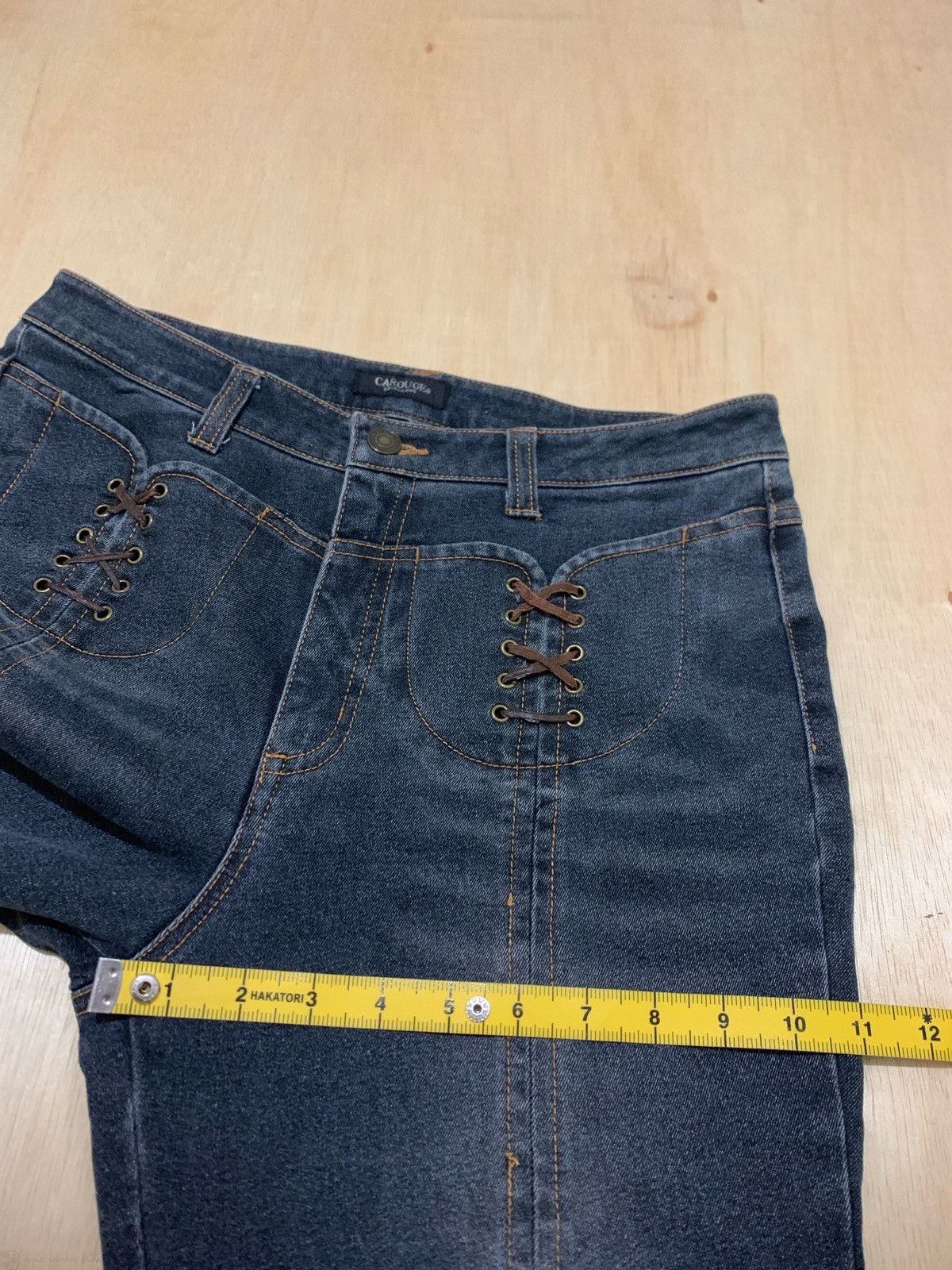 14th Addiction × If Six Was Nine × Japanese Brand Vintage Flare Jeans Carouge Bootcut Size US 31 - 11 Thumbnail