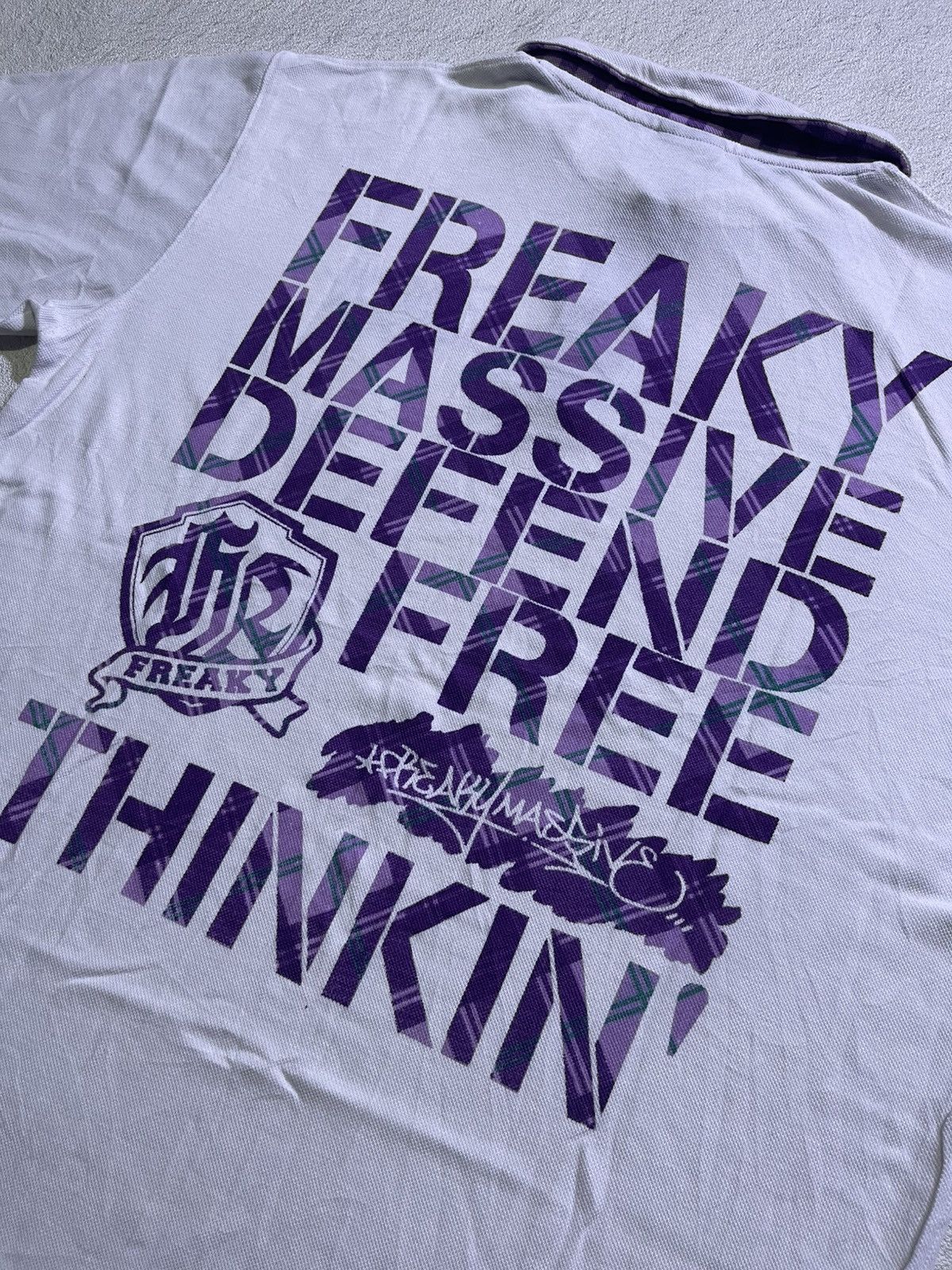 Hysteric Glamour Y2K FREAKY MASSIVE short tshirt back print style Size US XL / EU 56 / 4 - 3 Thumbnail