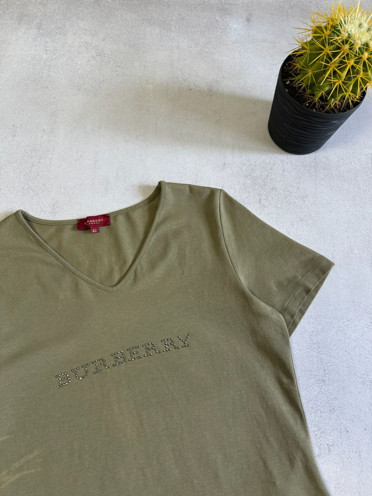 Burberry Burberry London T Shirt Tee Blouse Big Logo Womens 42 Size Size M / US 6-8 / IT 42-44 - 5 Thumbnail