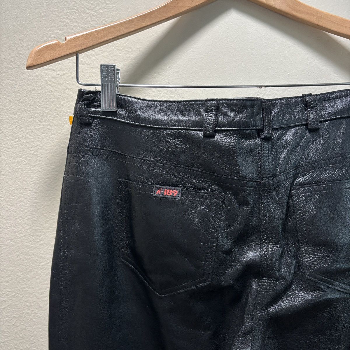 Vintage DarylK-189 Vintage Y2K genuine leather pants Size 30" / US 8 / IT 44 - 6 Thumbnail