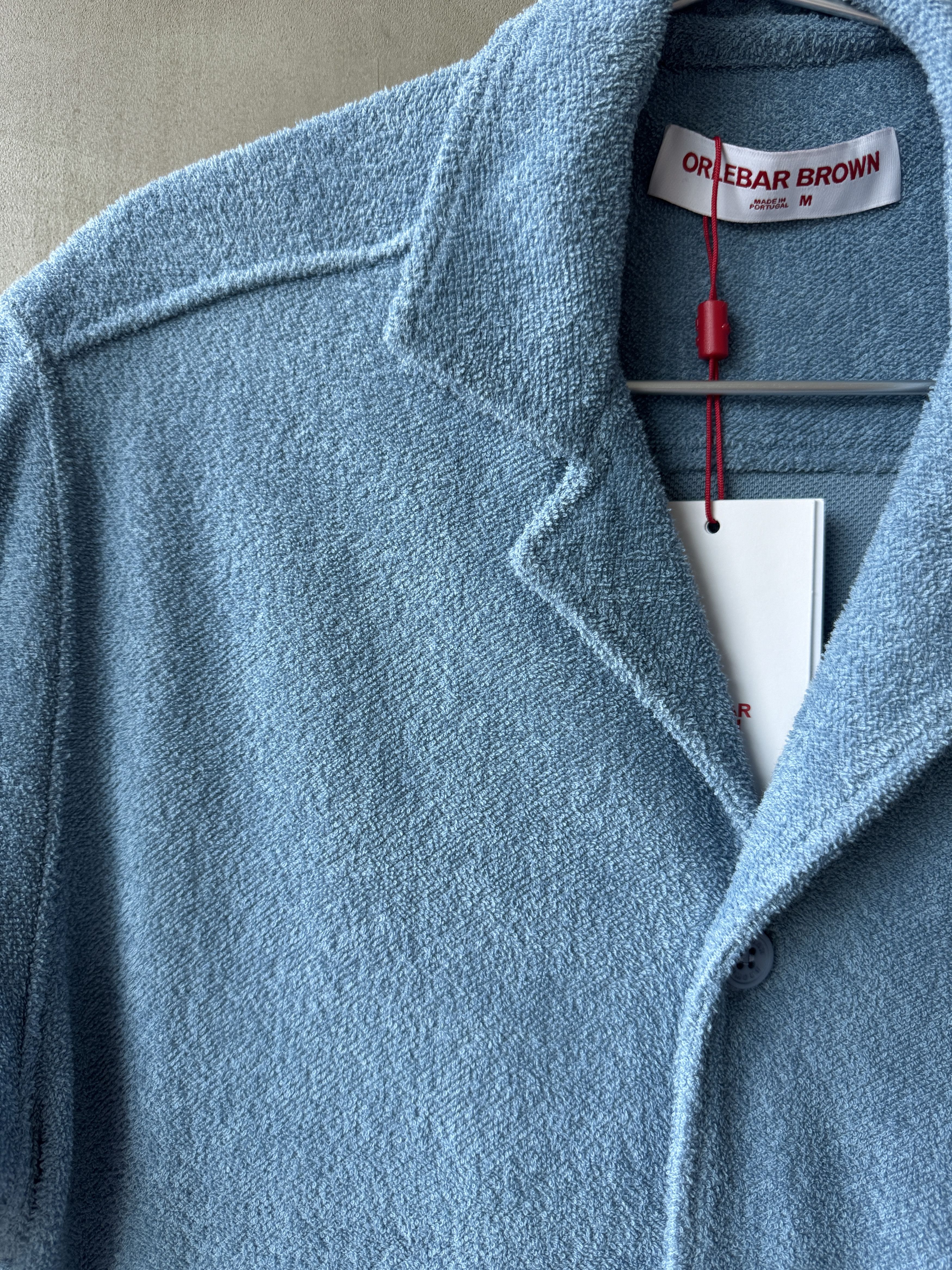 Orlebar Brown Orlebar Brown Mens Pile Terry Fabric Summer Cardigan Size US M / EU 48-50 / 2 - 8 Thumbnail