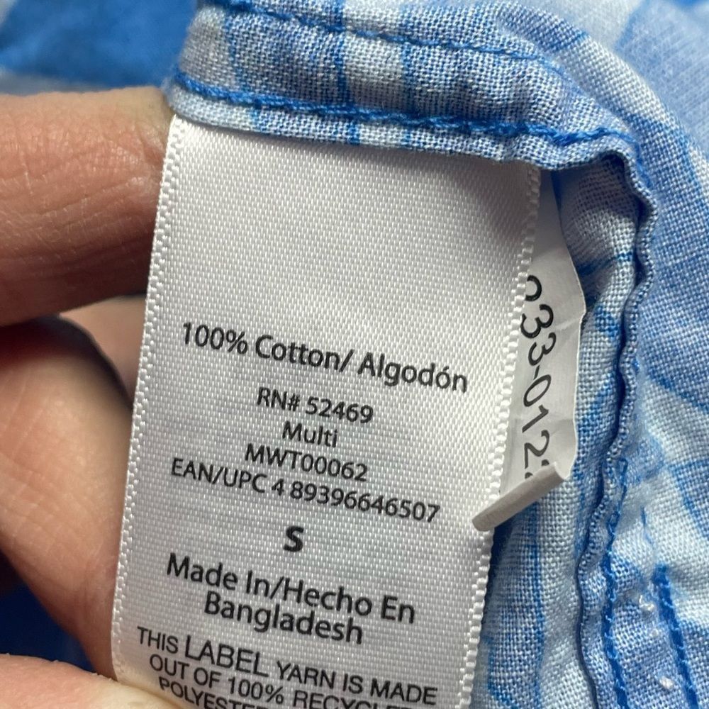 Other Free Assembly Blue Floral Button Front Shirt Small Size US S / EU 44-46 / 1 - 4 Thumbnail