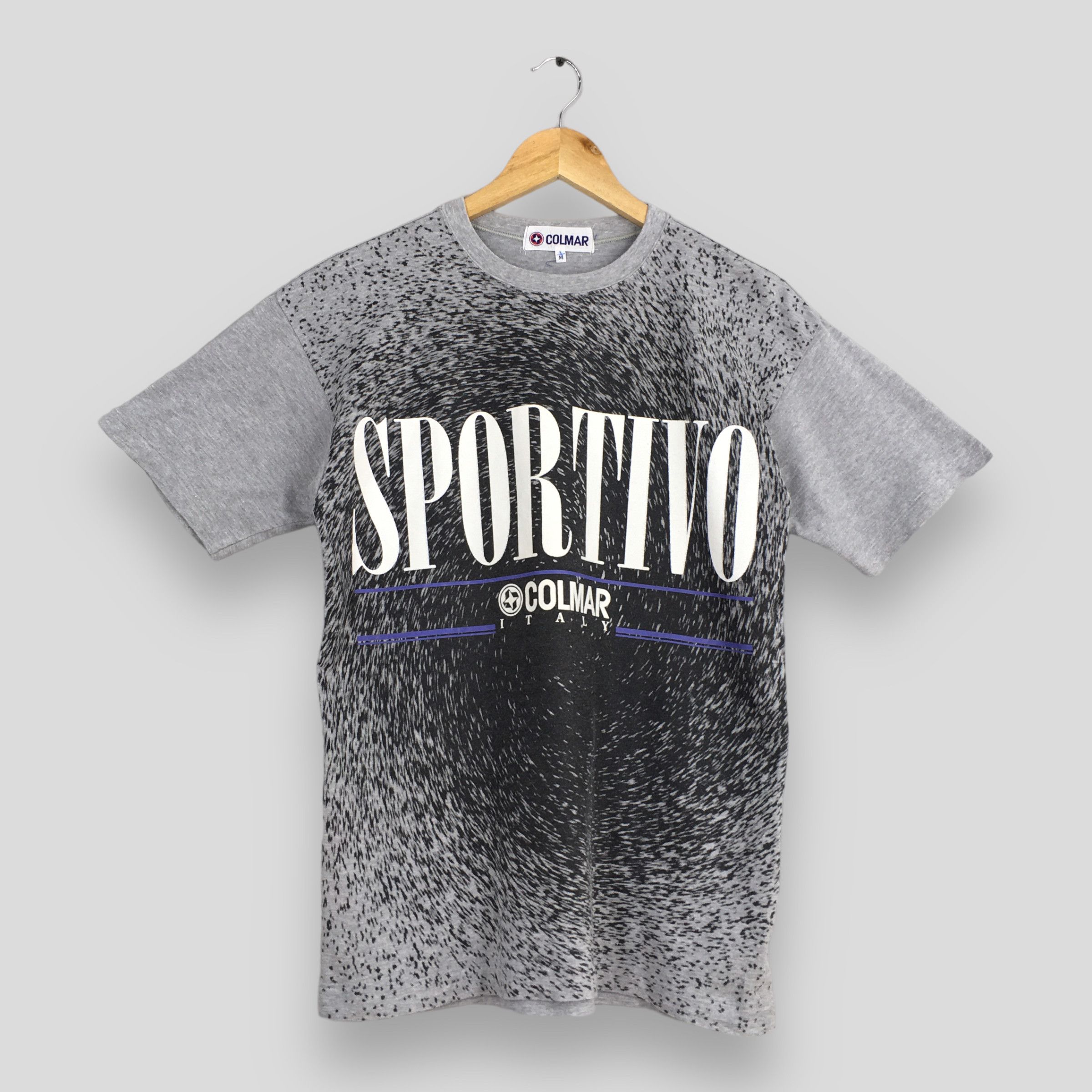 Colmar × Vintage Vintage Colmar Sportivo Italy Gray T shirt Medium Size US M / EU 48-50 / 2 - 1 Thumbnail