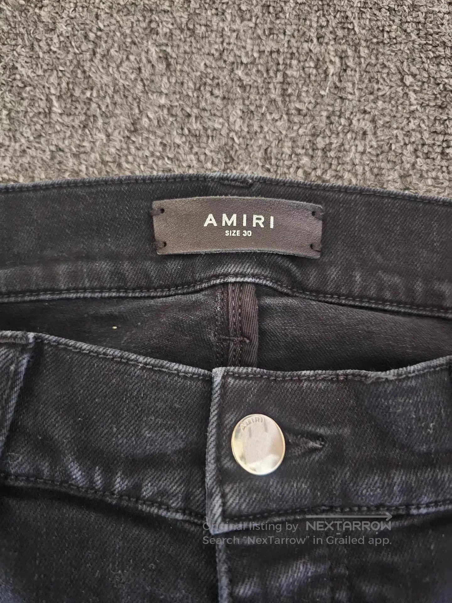 Amiri Black Denim Jeans. Size US 32 / EU 48 - 3 Thumbnail