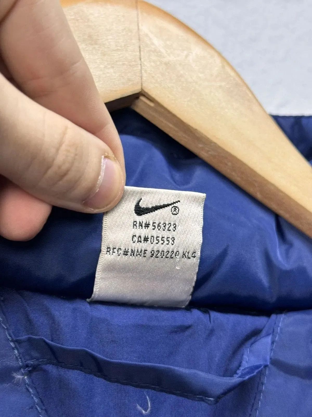 Nike × Vintage Vintage 90s Nike Down Feather Puffer Jacket Size US M / EU 48-50 / 2 - 10 Thumbnail