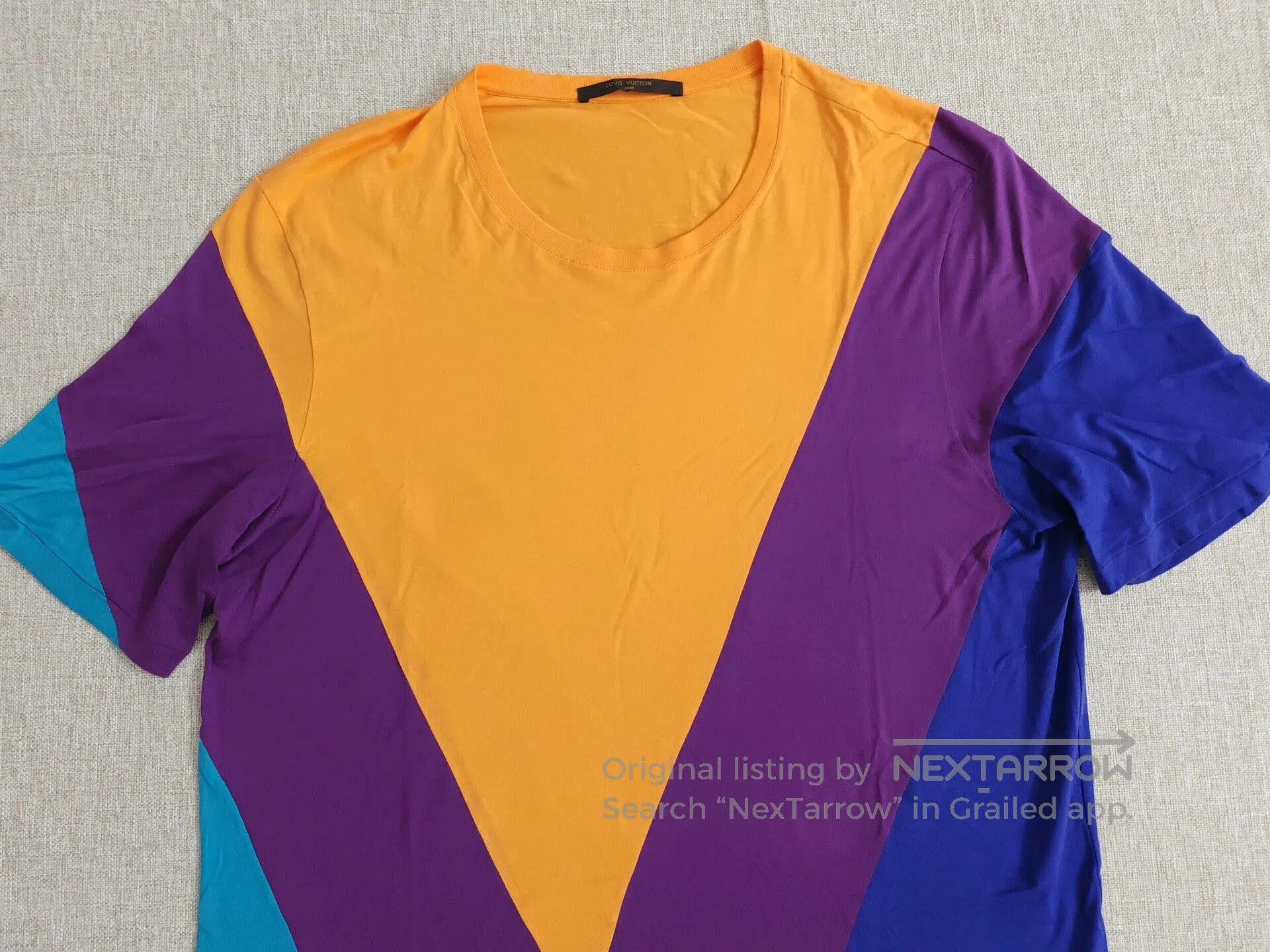 Louis Vuitton Louis Vuitton Men's Short-Sleeve T-Shirt. Size US XXL / EU 58 / 5 - 2 Thumbnail