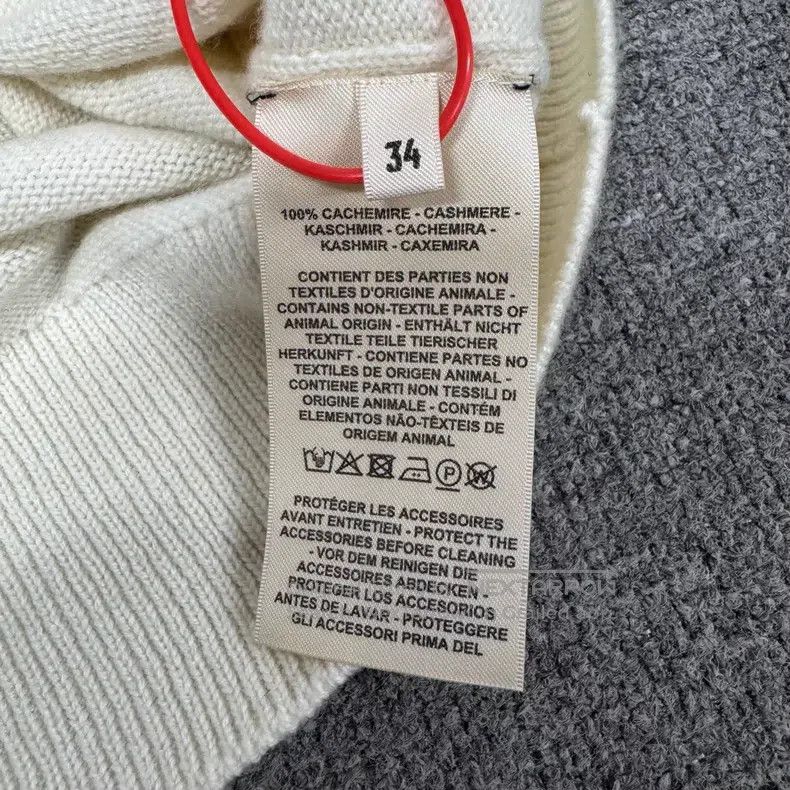 Hermes Hermes 24FW Asymmetric Cashmere Knit Dress with Off-Should Size XXS / US 00 / IT 34 - 8 Thumbnail