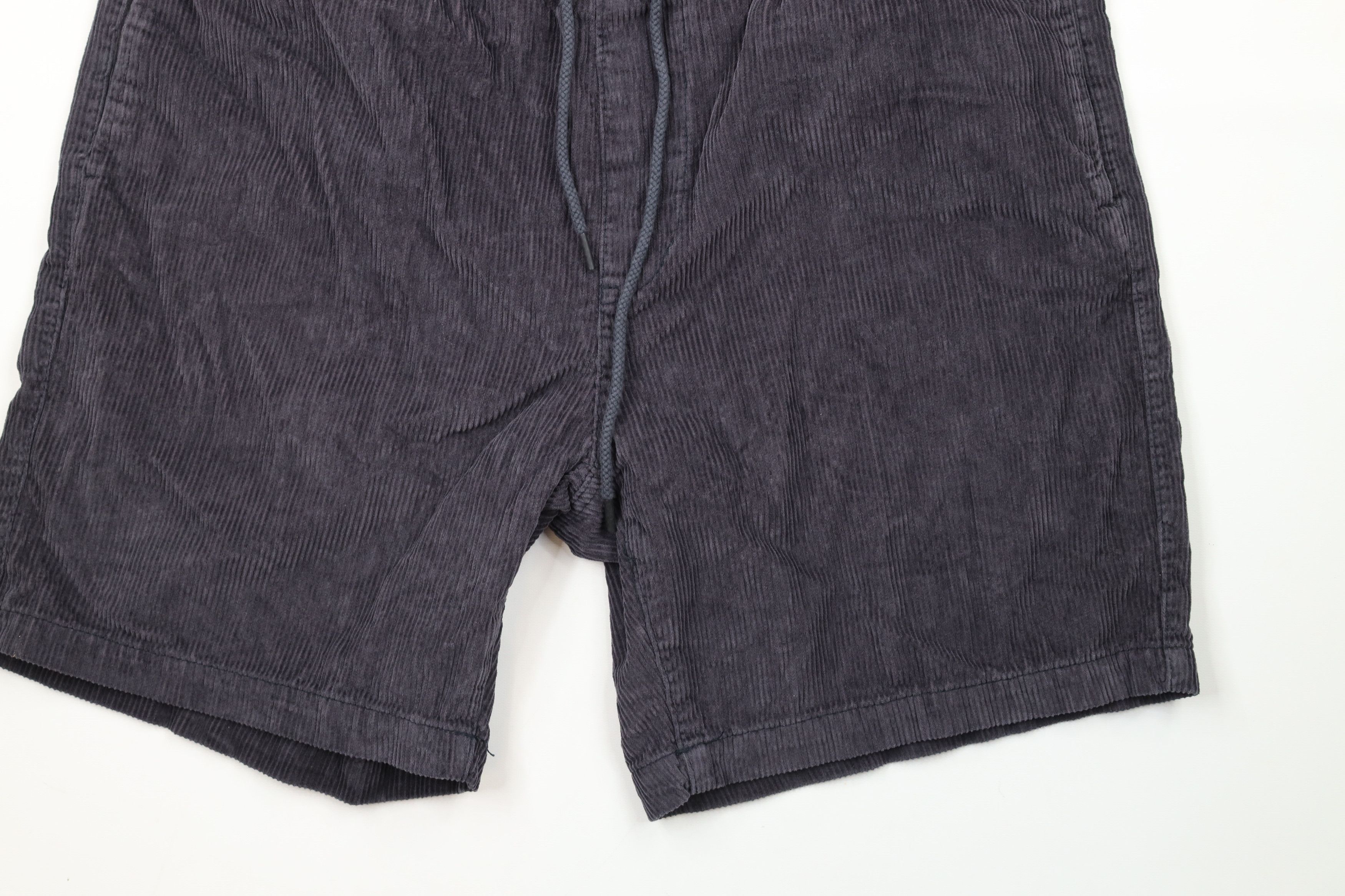 Vintage Vintage 90s Streetwear Knee Corduroy Shorts Gray Cotton Size US 36 / EU 52 - 4 Thumbnail