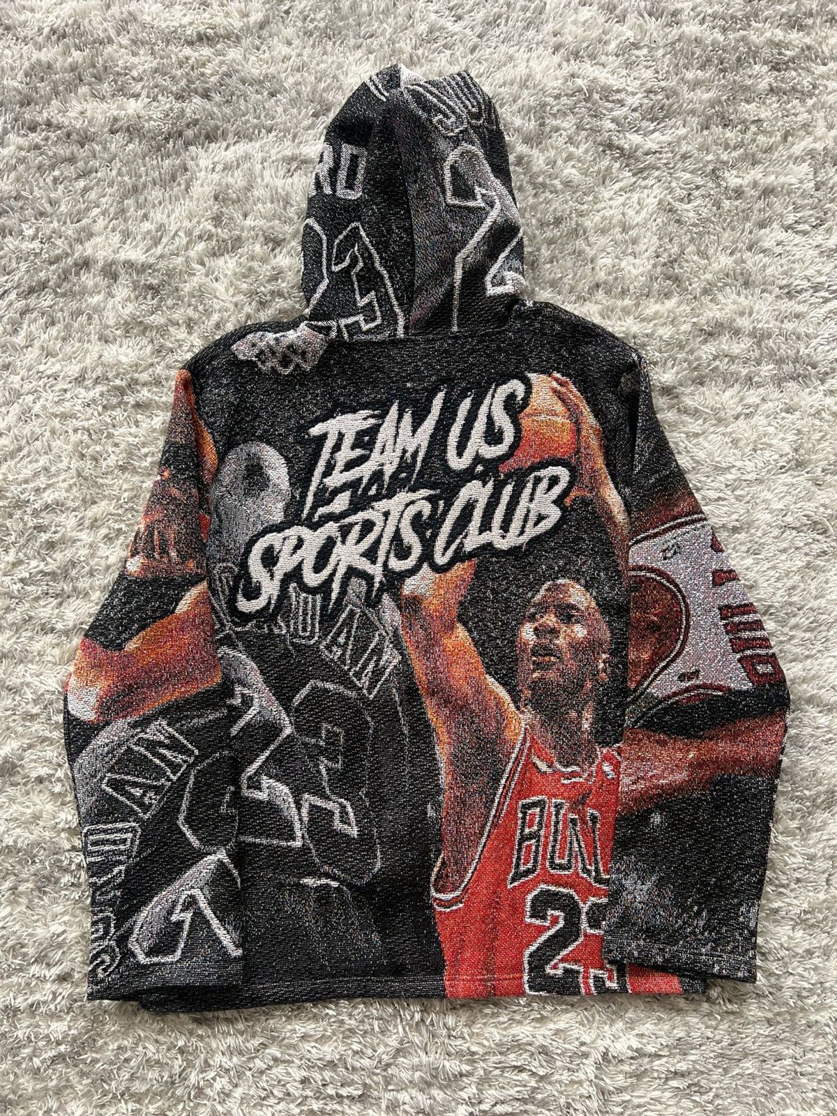 Other Custom Michael Jordan 3 Peat Tapestry Hoodie Size US L / EU 52-54 / 3 - 2 Thumbnail