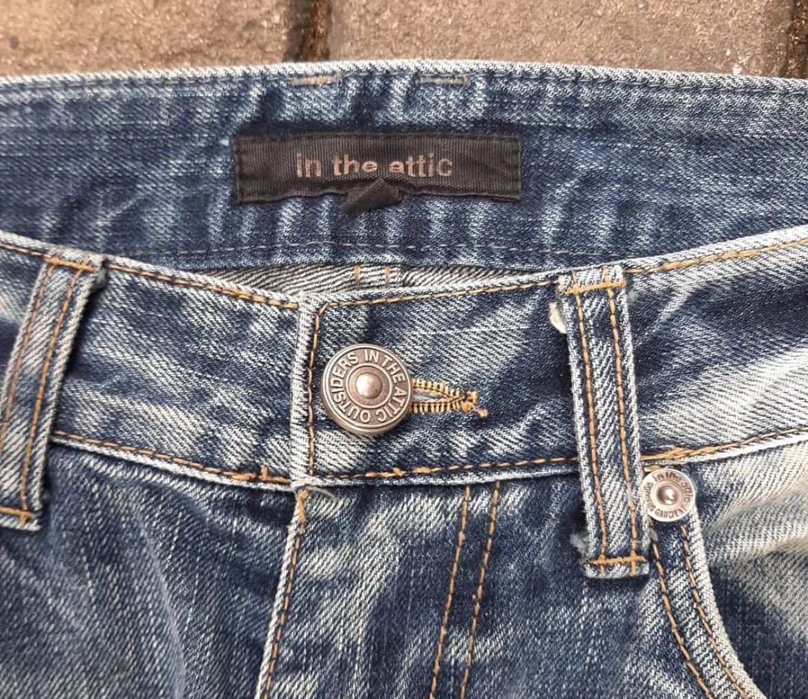In The Attic 2000s In The Attic Rockers Skull Distressed Jeans y2k Lgb Size US 31 - 6 Thumbnail