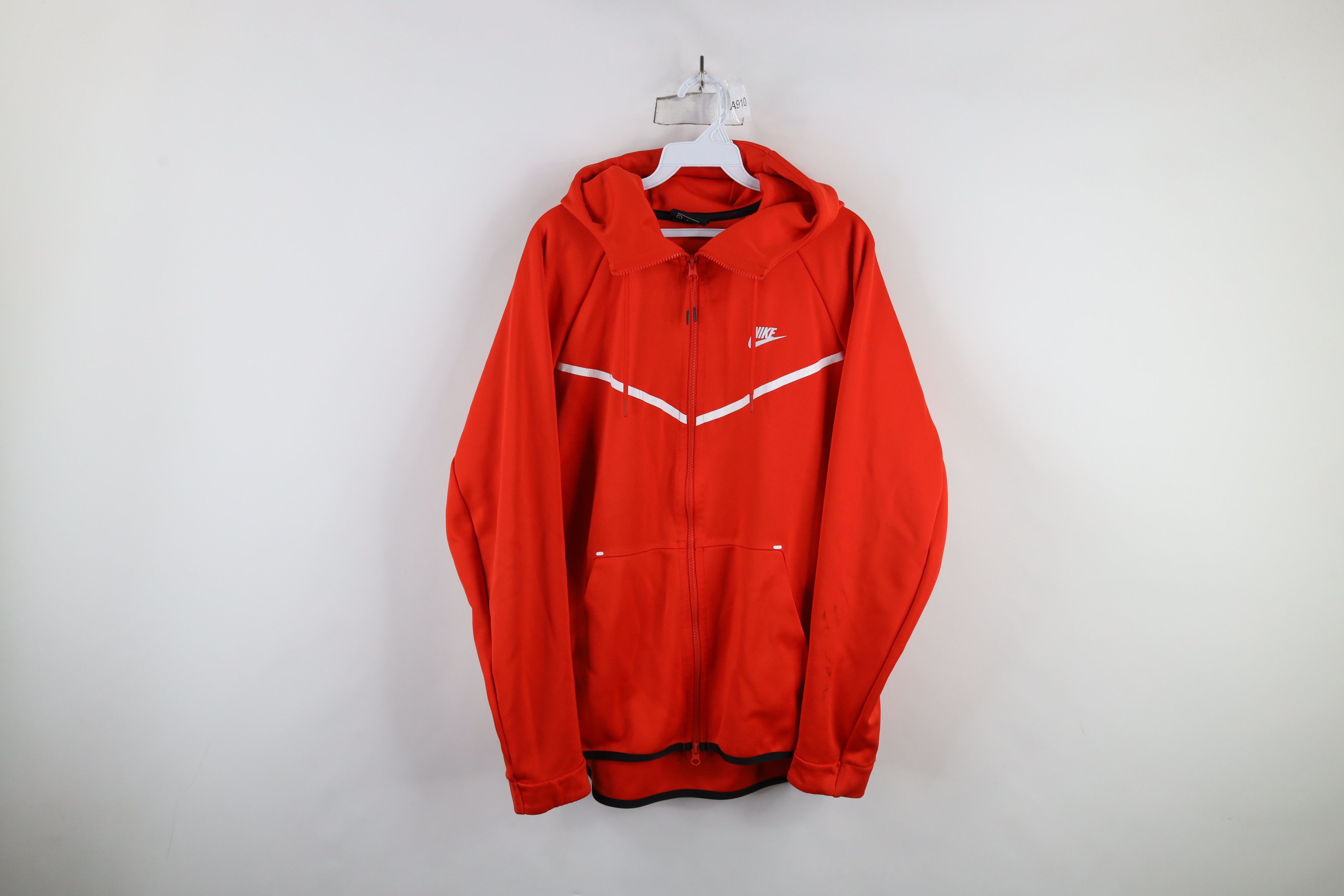 Nike × Stussy Stussy Nike Fleece Zip Hoodie in Habanero Red | Grailed