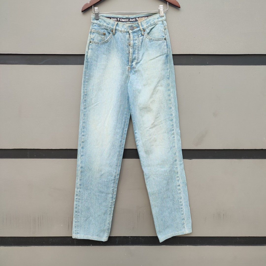 Jean Paul Gaultier × Vintage Vintage Gaultier Jeans Paris Blue Wash Jeans Denim Size US 27 - 1 Thumbnail