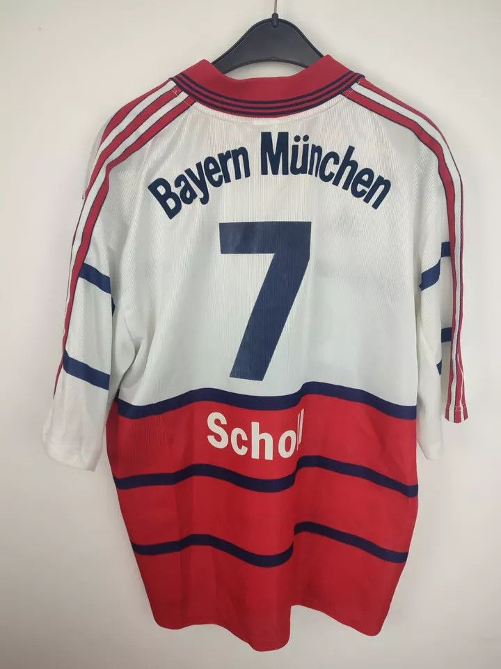 1998-00 FC Bayern Munich Munchen Away FOOTBALL SHIRT SOCCER