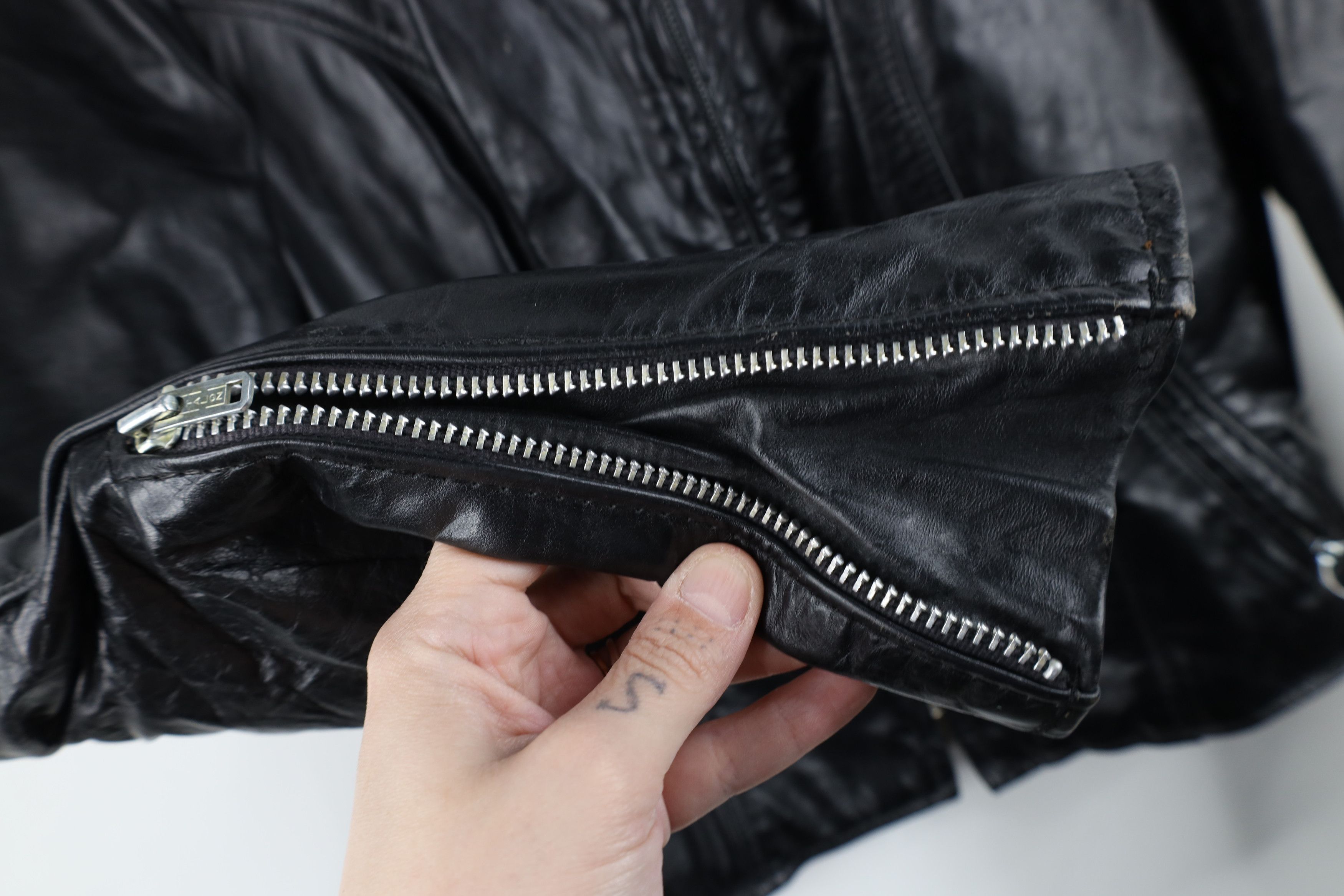 Vintage Vintage 60s Brooks Leather Cafe Racer Bomber Jacket USA Size US M / EU 48-50 / 2 - 7 Thumbnail