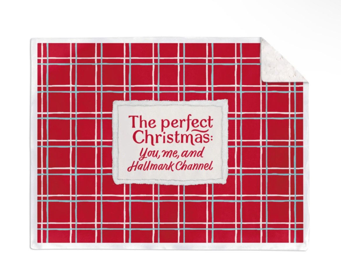 Other Hallmark Channel Perfect Christmas Oversized Throw Blanket Size ONE SIZE - 1 Thumbnail