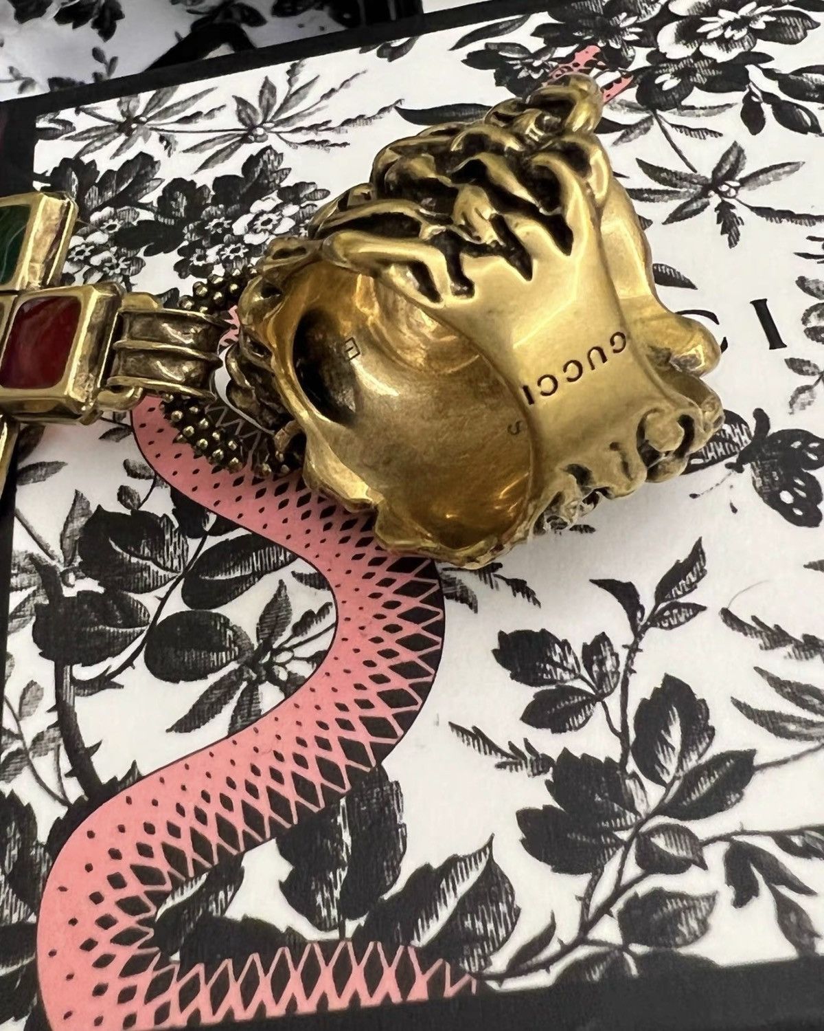 Gucci Runway Cross lion ring New s Size ONE SIZE - 2 Thumbnail