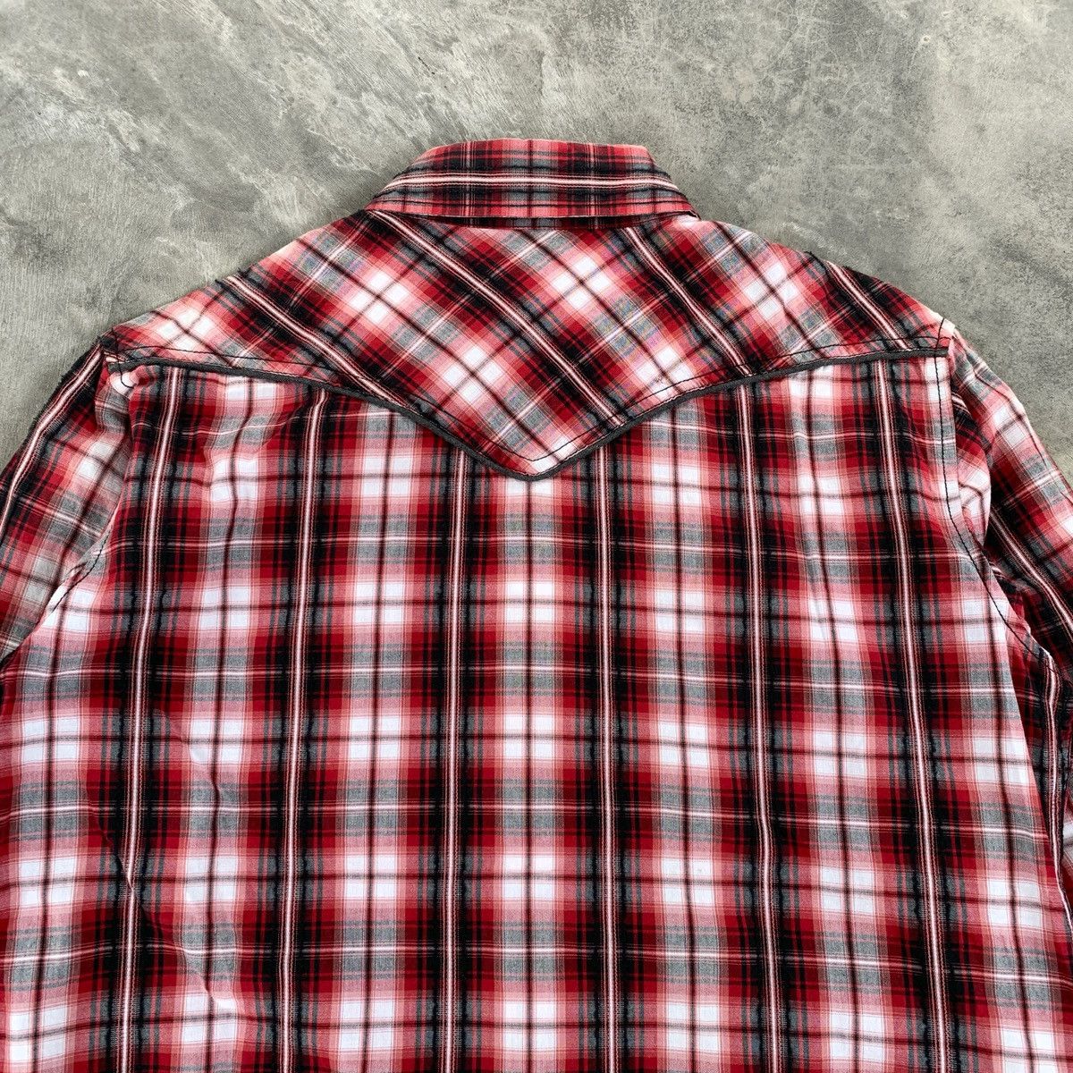 In The Attic In The Attic Plaid Gothic Punk VKei Style Shirt Size US M / EU 48-50 / 2 - 8 Thumbnail