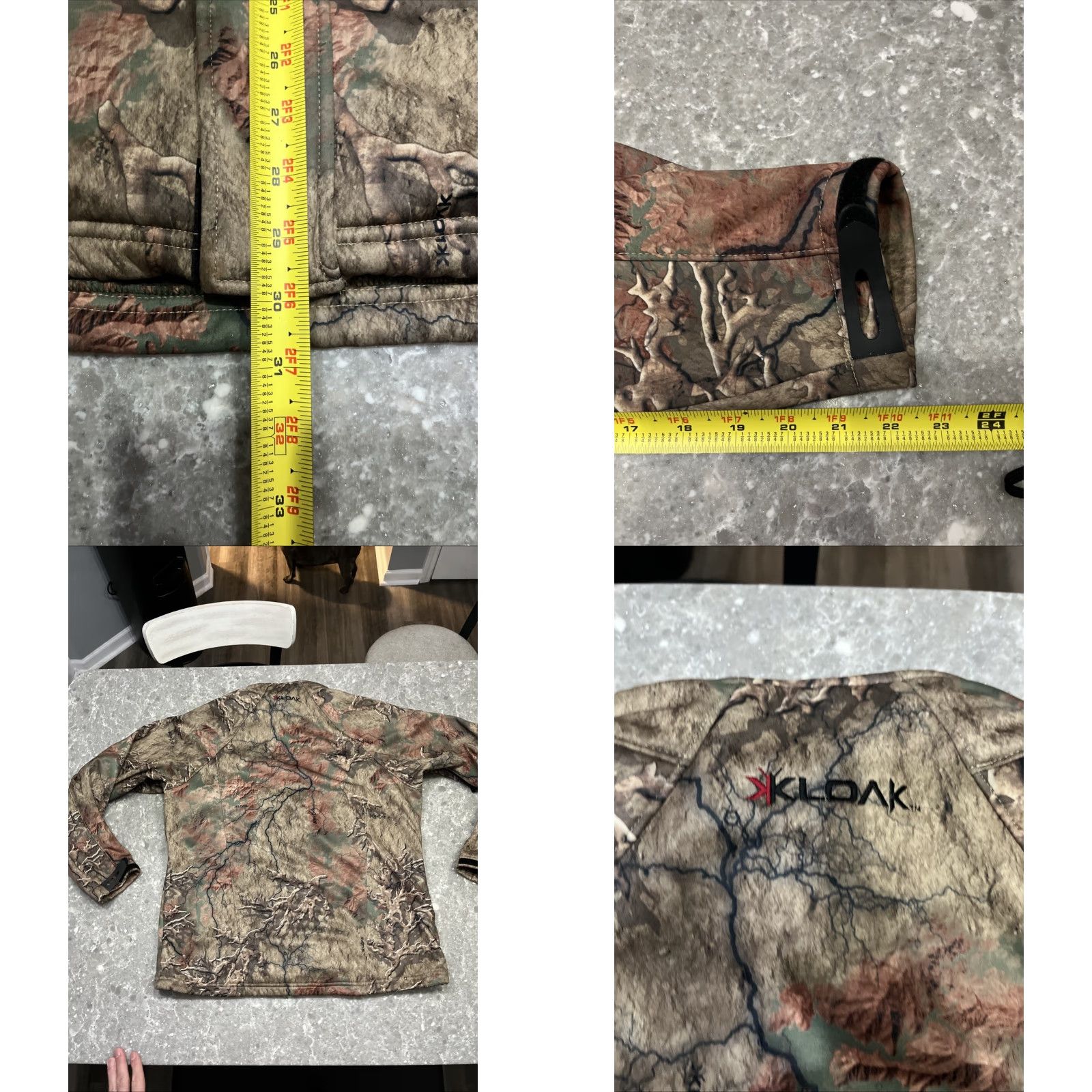 Logo 7 Kloak Logo Kon At Camo Jacket L Embroidered Bomber Jacket Men Multicolor Camouflage Logo Size US L / EU 52-54 / 3 - 8 Thumbnail