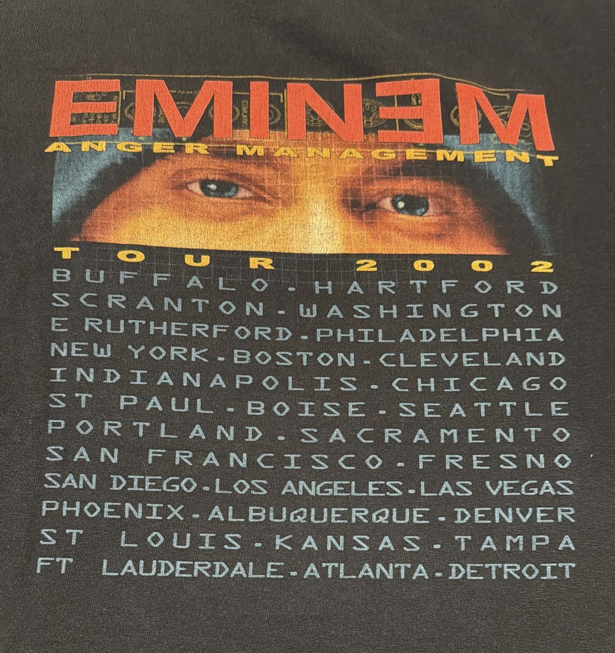 Eminem Vintage 2002 Eminem Anger Management Tour T-shirt Medium Size US M / EU 48-50 / 2 - 5 Thumbnail