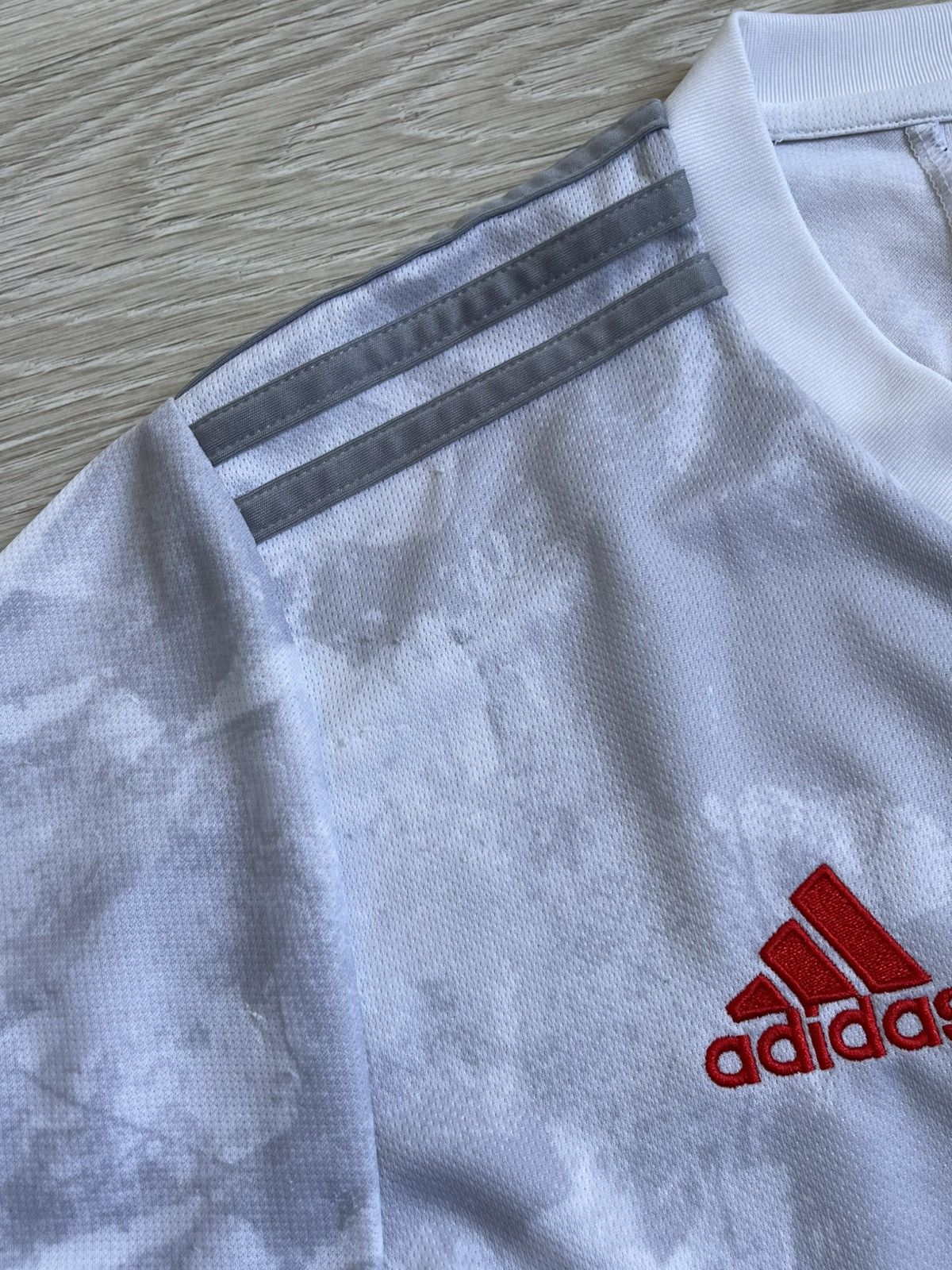 Adidas Adidas Spain 2020 Away Football Jersey Gray Camo Blokecore Size US M / EU 48-50 / 2 - 14 Thumbnail