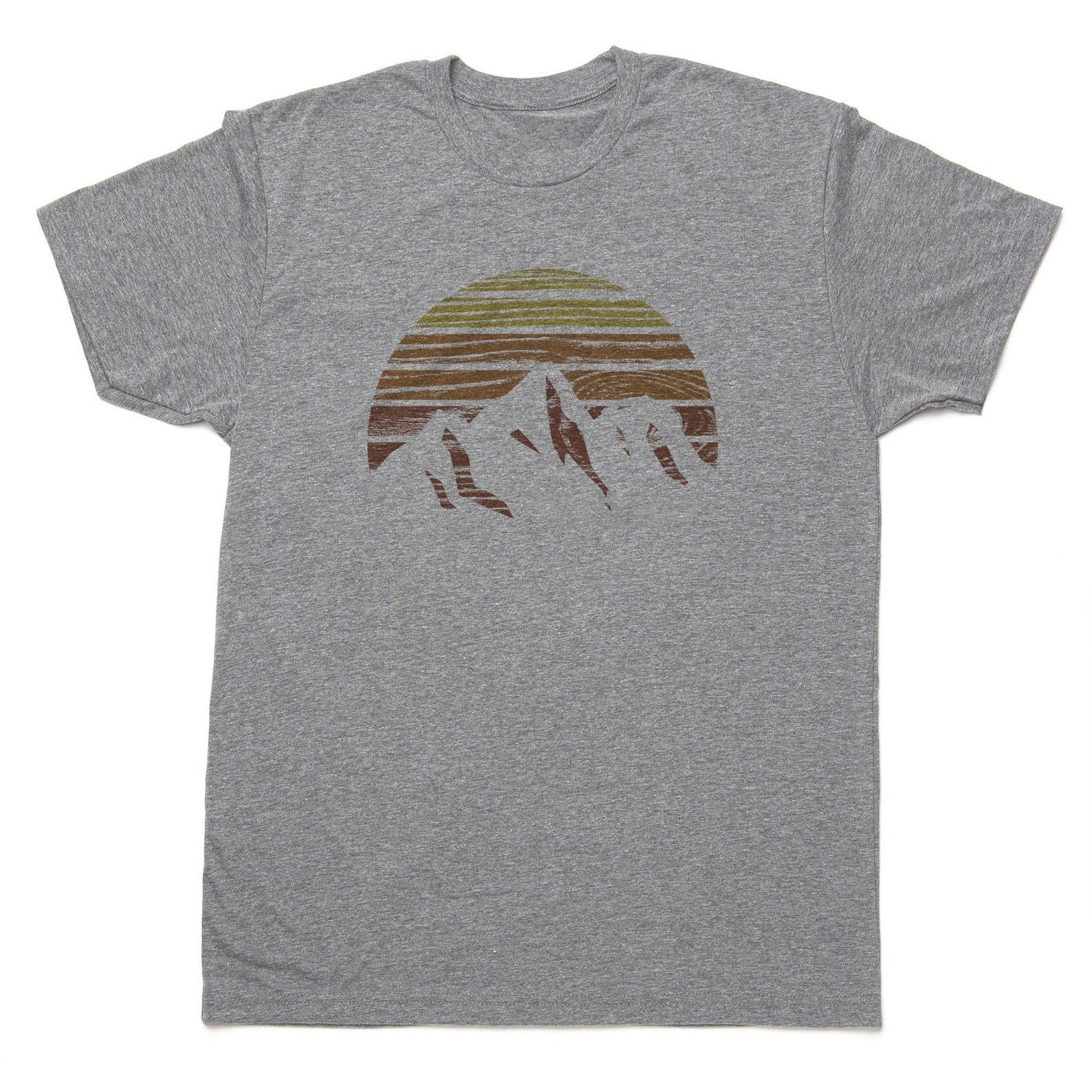 Other Mountain Range Woodblock Print T-Shirt Size US M / EU 48-50 / 2 - 3 Thumbnail