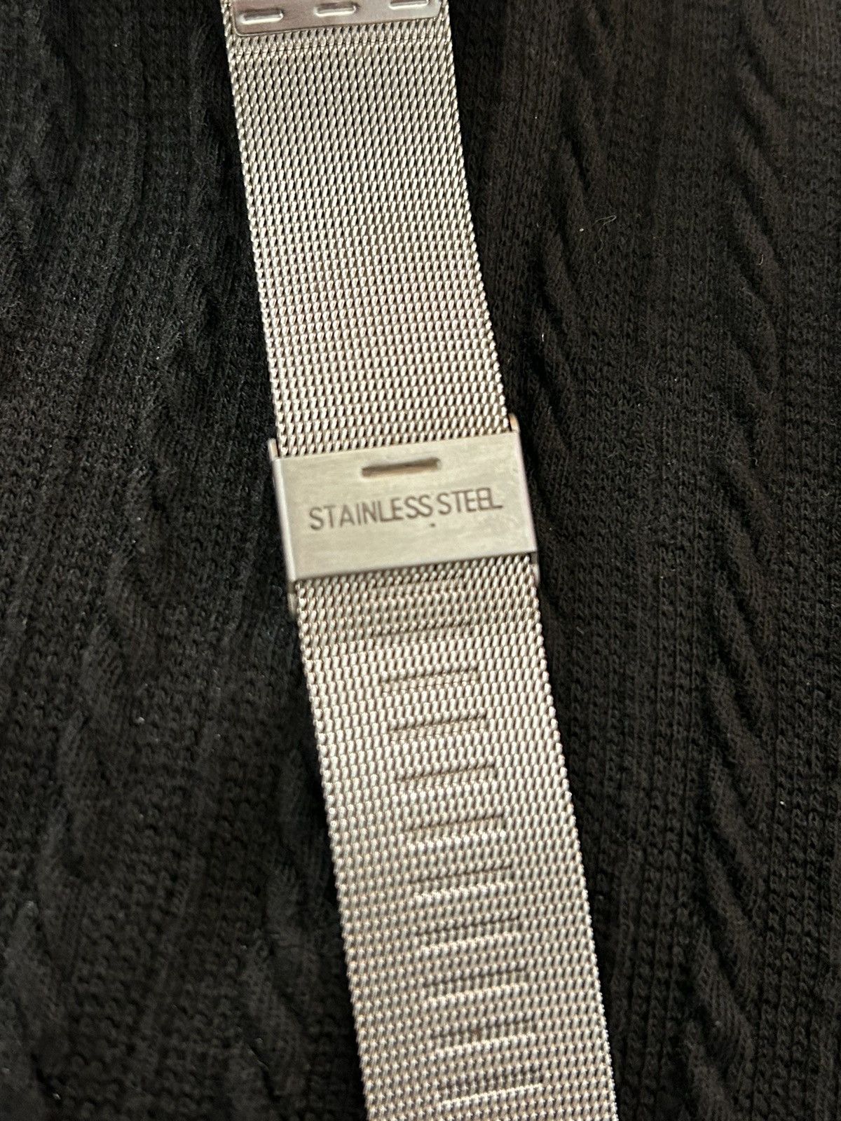 Aldo × Vintage Vintage ALDO UNISEX S-3775 Silver Mesh Metal Band Watch Size ONE SIZE - 9 Thumbnail