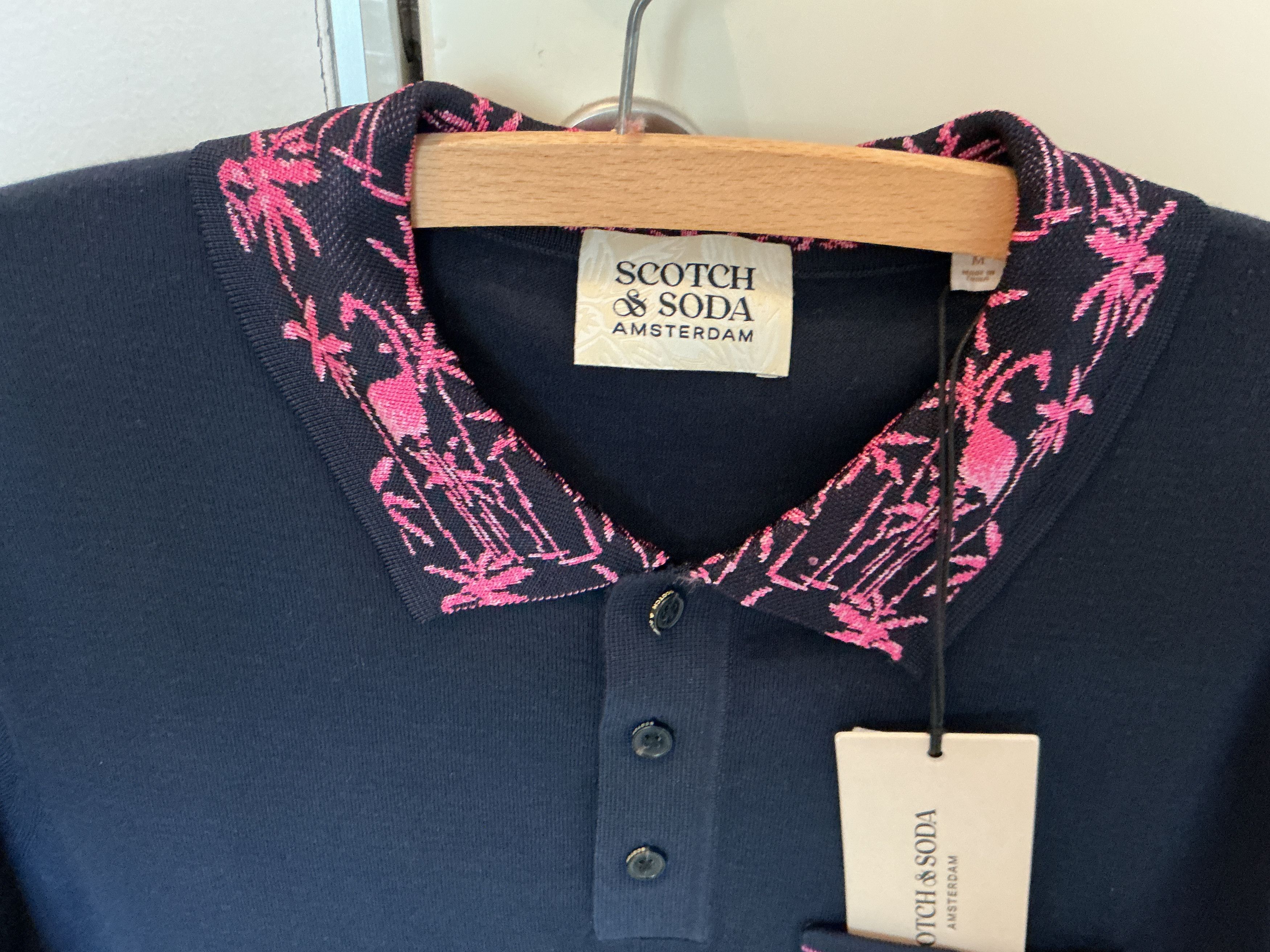 Scotch & Soda Scotch & Soda Embroidered Collar Polo — NWT — Size M Size US M / EU 48-50 / 2 - 5 Thumbnail
